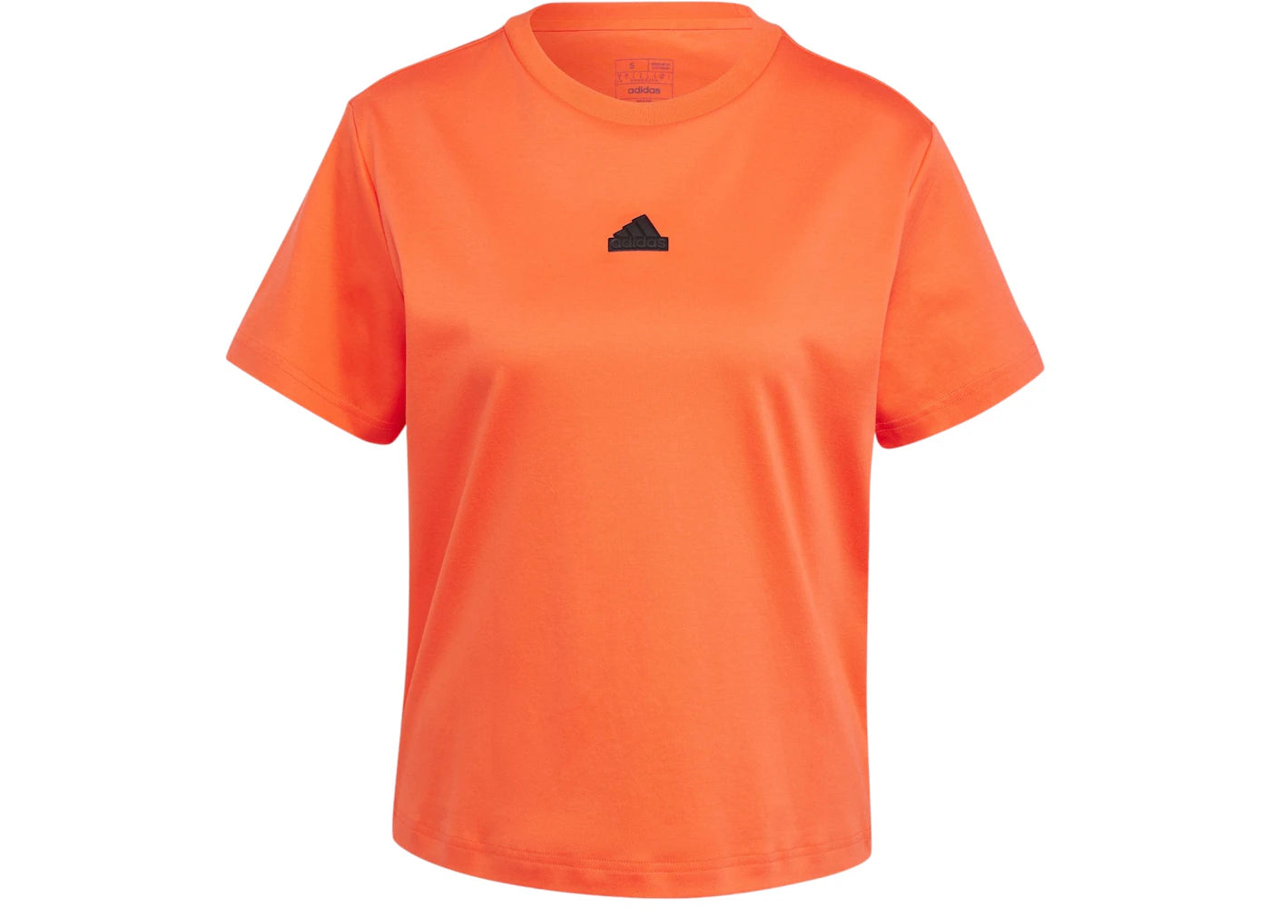 adidas Women's Signature Graphic Print T-Shirt Bright Red