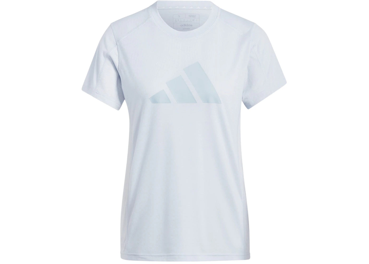 adidas Women's Train Essentials Big Performance Logo T-Shirt Halo Blue/Wonder Blue