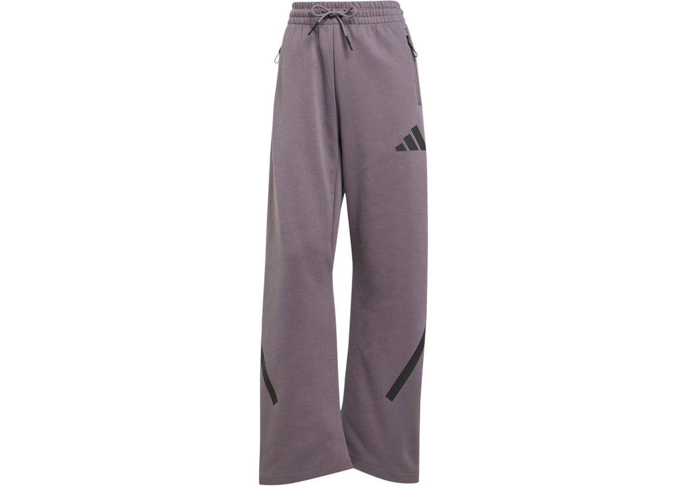 adidas Women's Z.N.E. Barrel Tracksuit Bottoms Grey Strata