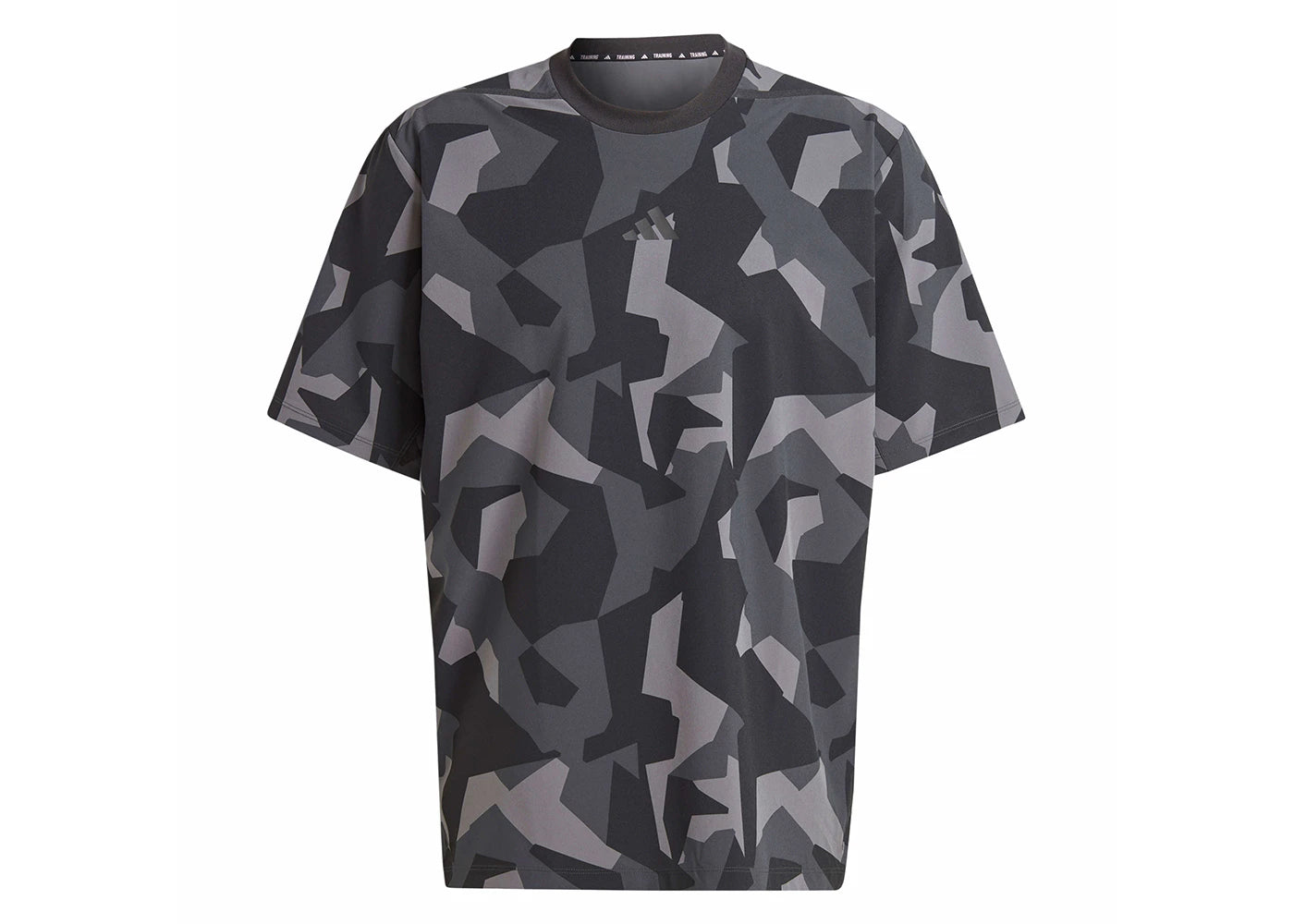 adidas Workout Crewneck Tee Grey Three/White