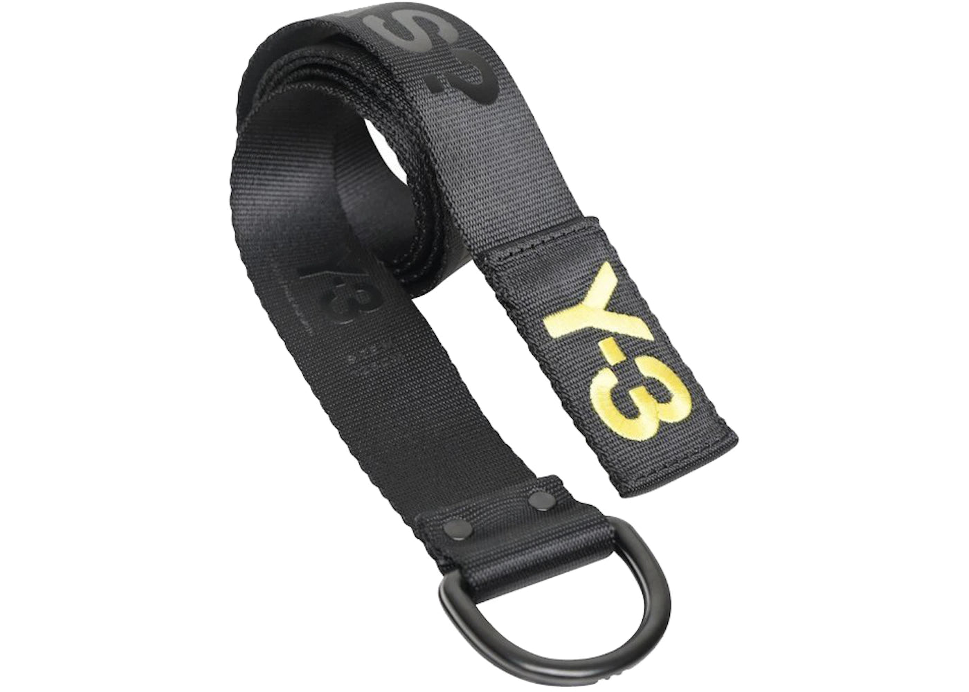 adidas Y-3 Slogan Belt Black