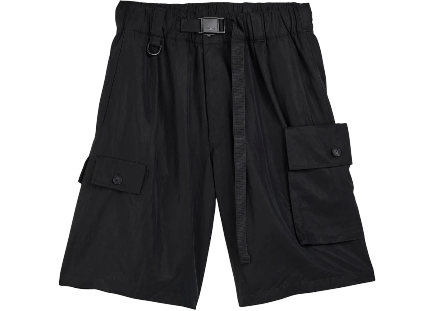 adidas Y-3 Washed Twill Shorts Black