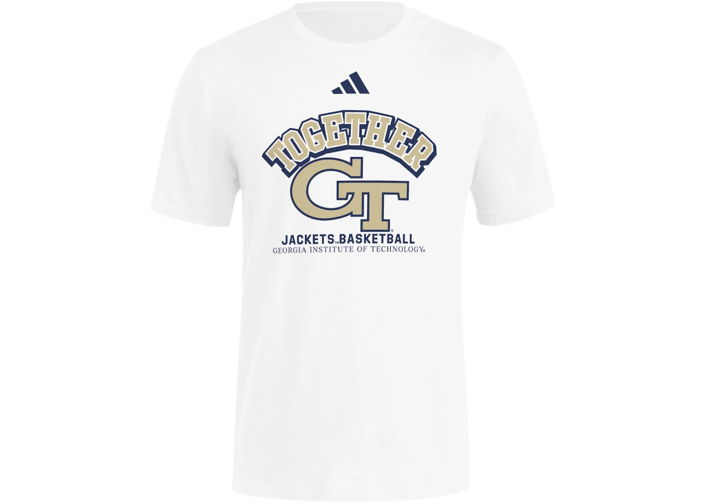 adidas Yellowjackets College Shooting Shirt Georgia Tech White Ncaa-Gat-7jd