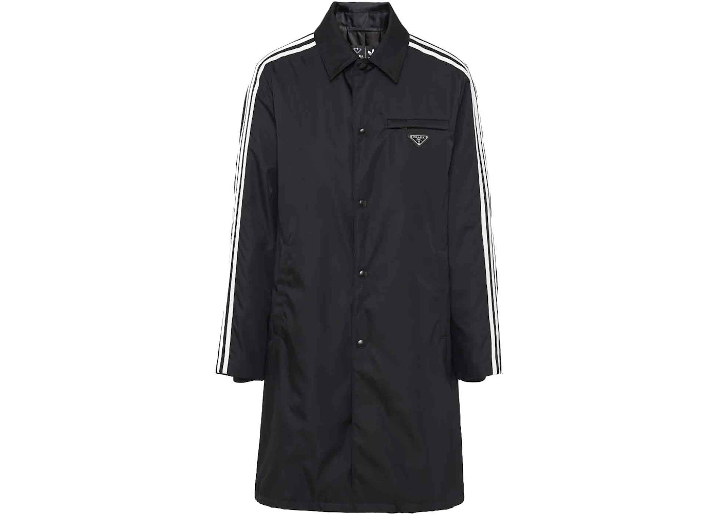 adidas for Prada Re-Nylon Car Coat Black