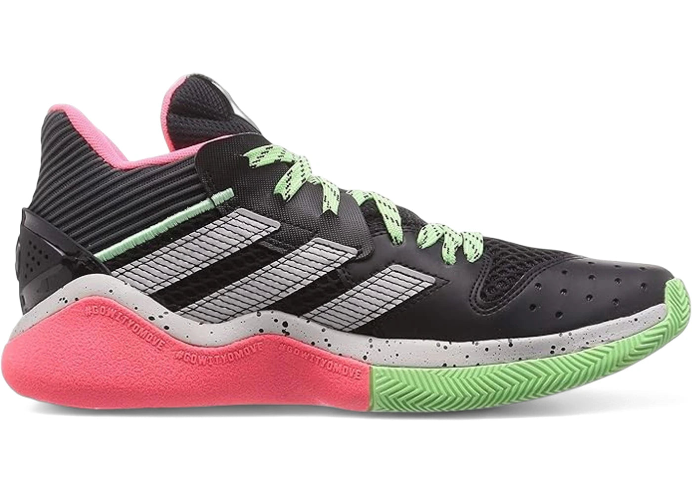 adidas Harden Stepback Core Black Grey Glory Mint