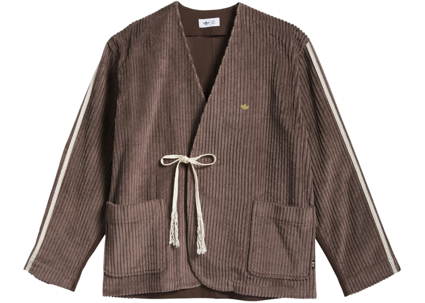 adidas x CLOT Edison Chen Sports Jacket Dark Brown