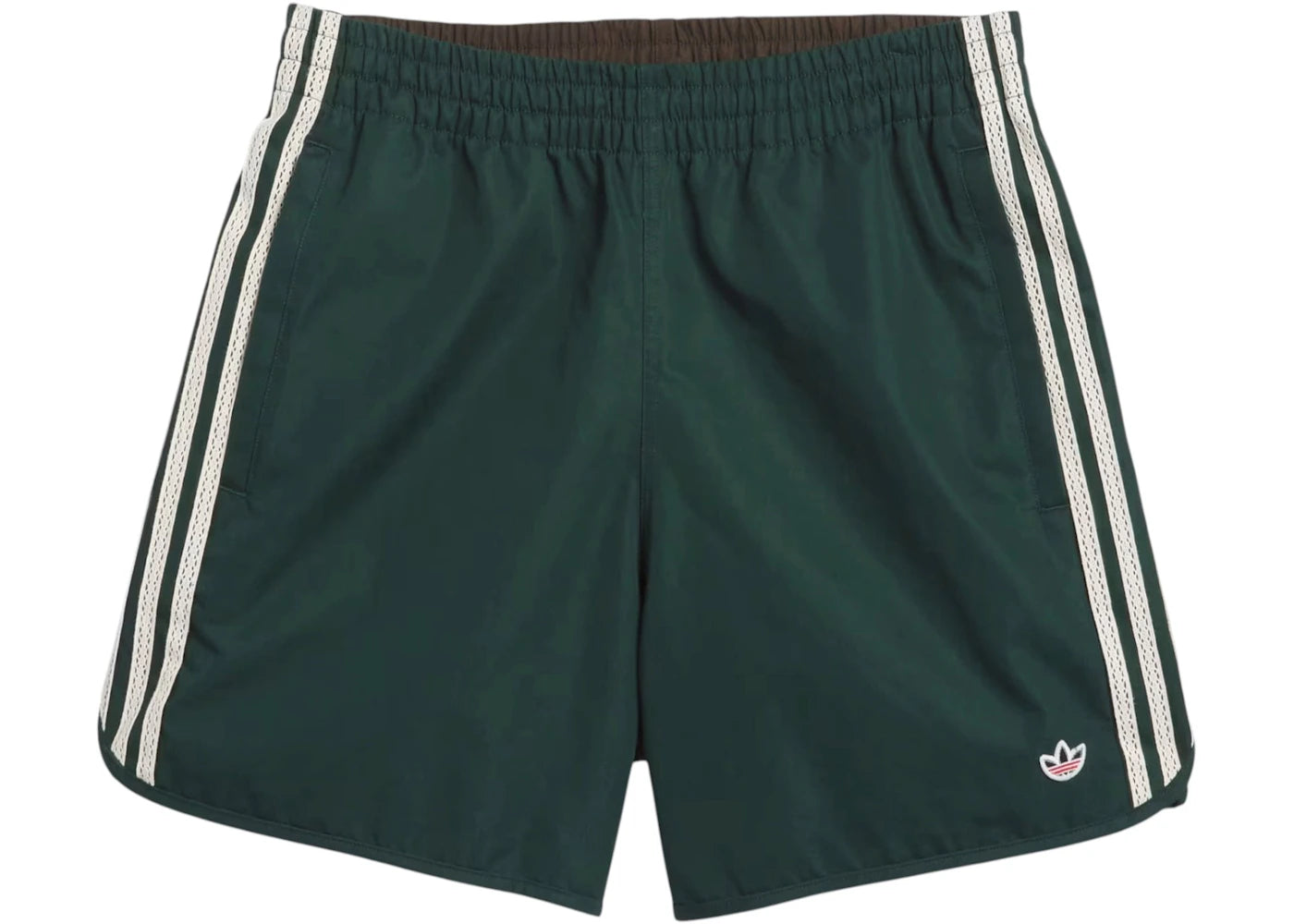 adidas x Edison Chen Clot Sprinter Shorts Green Night/Dark Brown