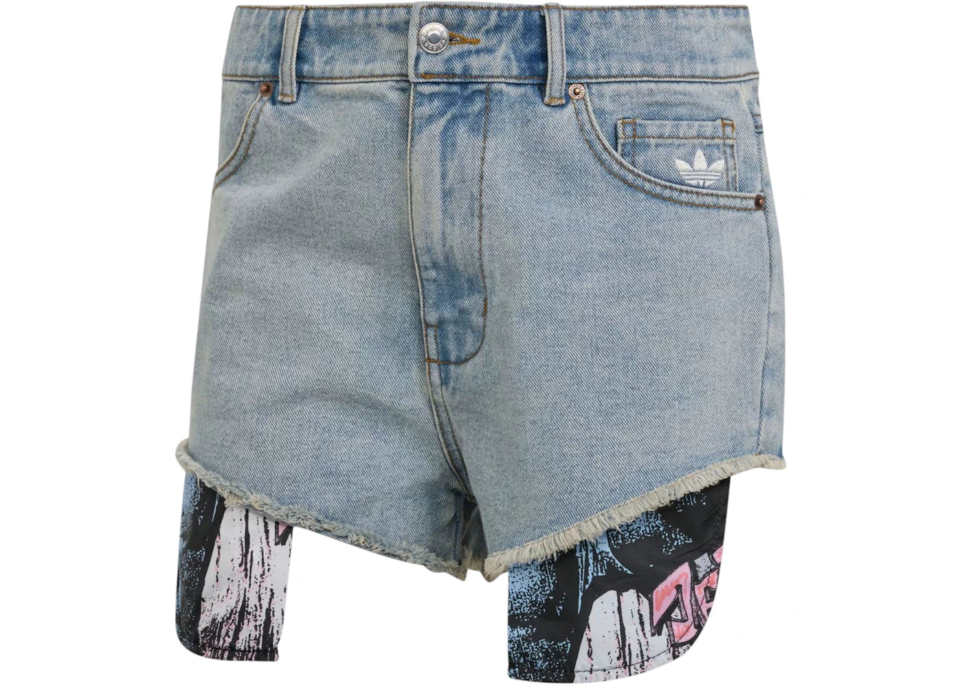 adidas x Jeremy Scott Denim Shorts Indigo Denim
