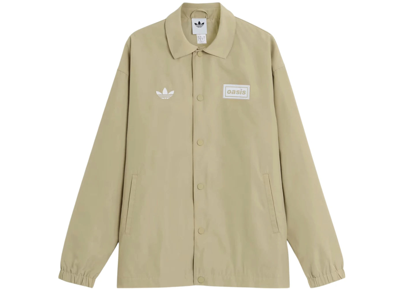 adidas x Oasis Tour Coach Jacket Stone Khaki