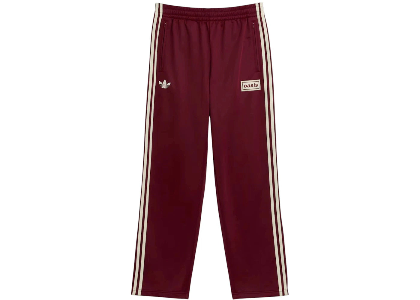 adidas x Oasis Tour Firebird Track Pants Noble Maroon