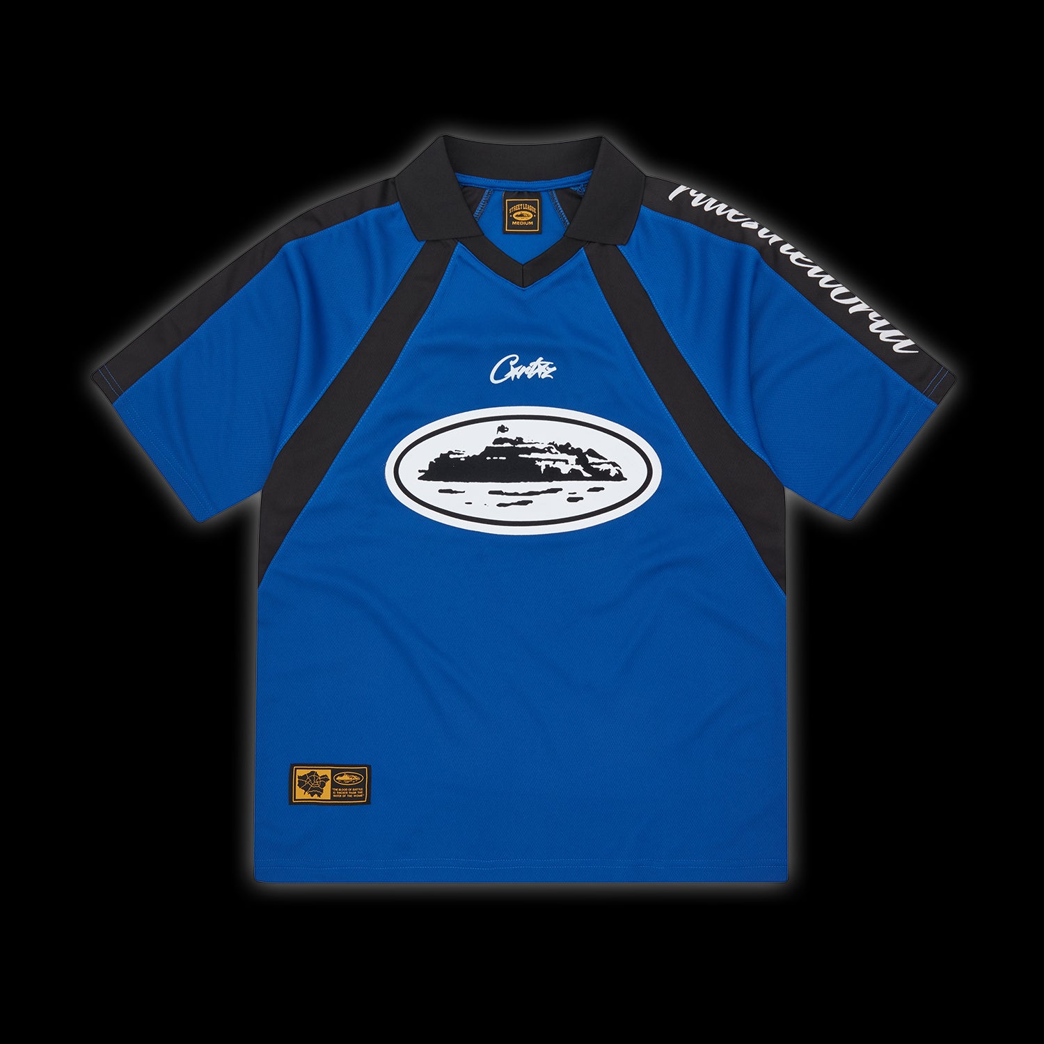 Corteiz Alcatraz Football Jersey Navy