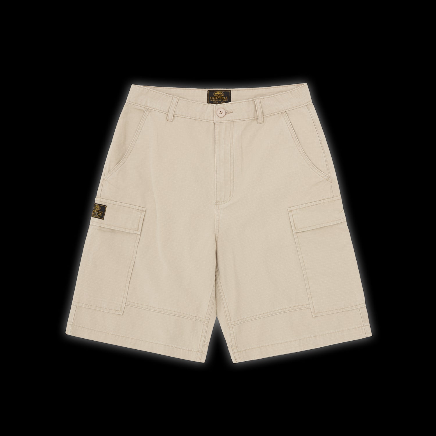 Corteiz Guerillaz Cargo Short Tan
