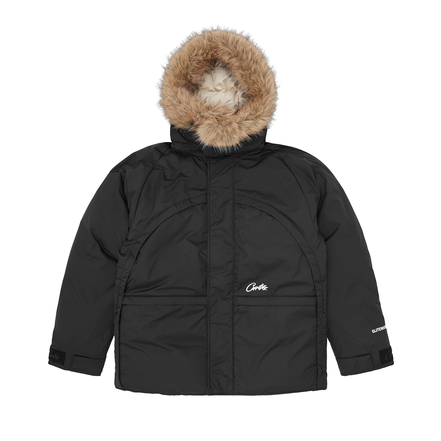 Corteiz Bolo B.I.G Fur Jacket Black