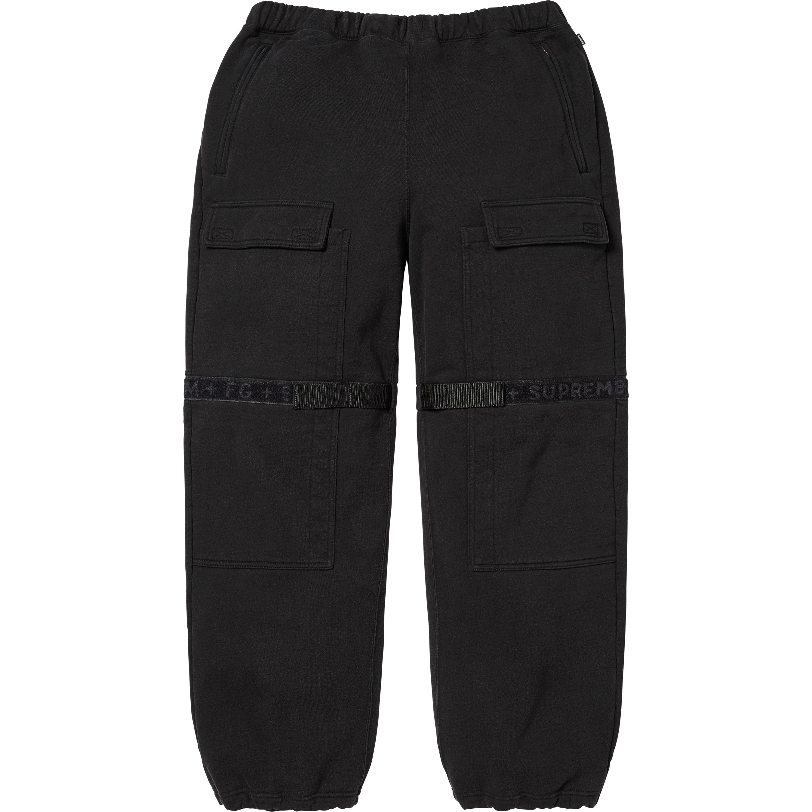 Supreme / Marithé + François Girbaud Shuttle Tape Cargo Sweatpant - Black