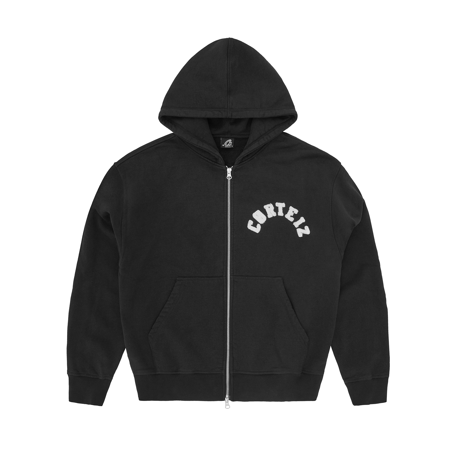 Corteiz Colly Arch Zip Hoodie Black