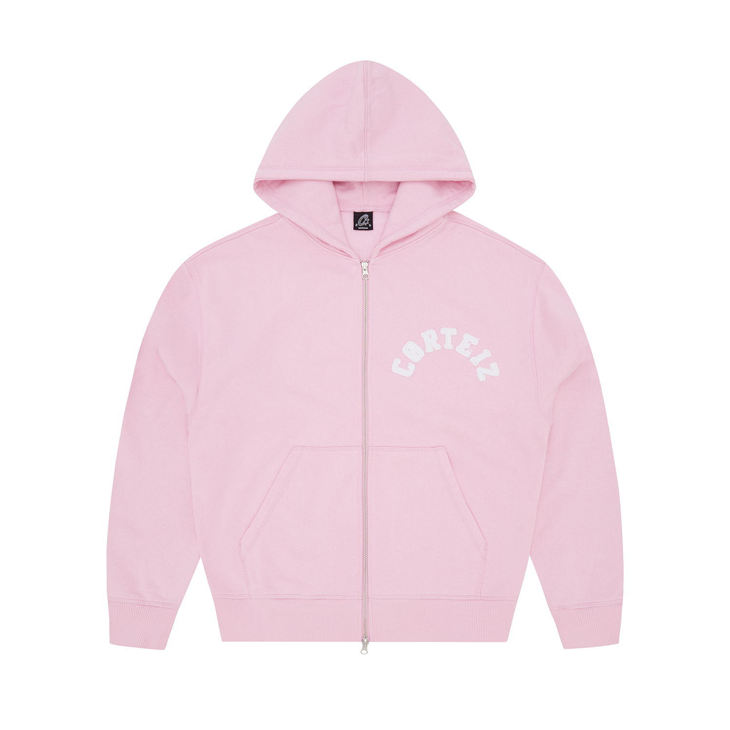Corteiz Colly Arch Zip Hoodie Pink