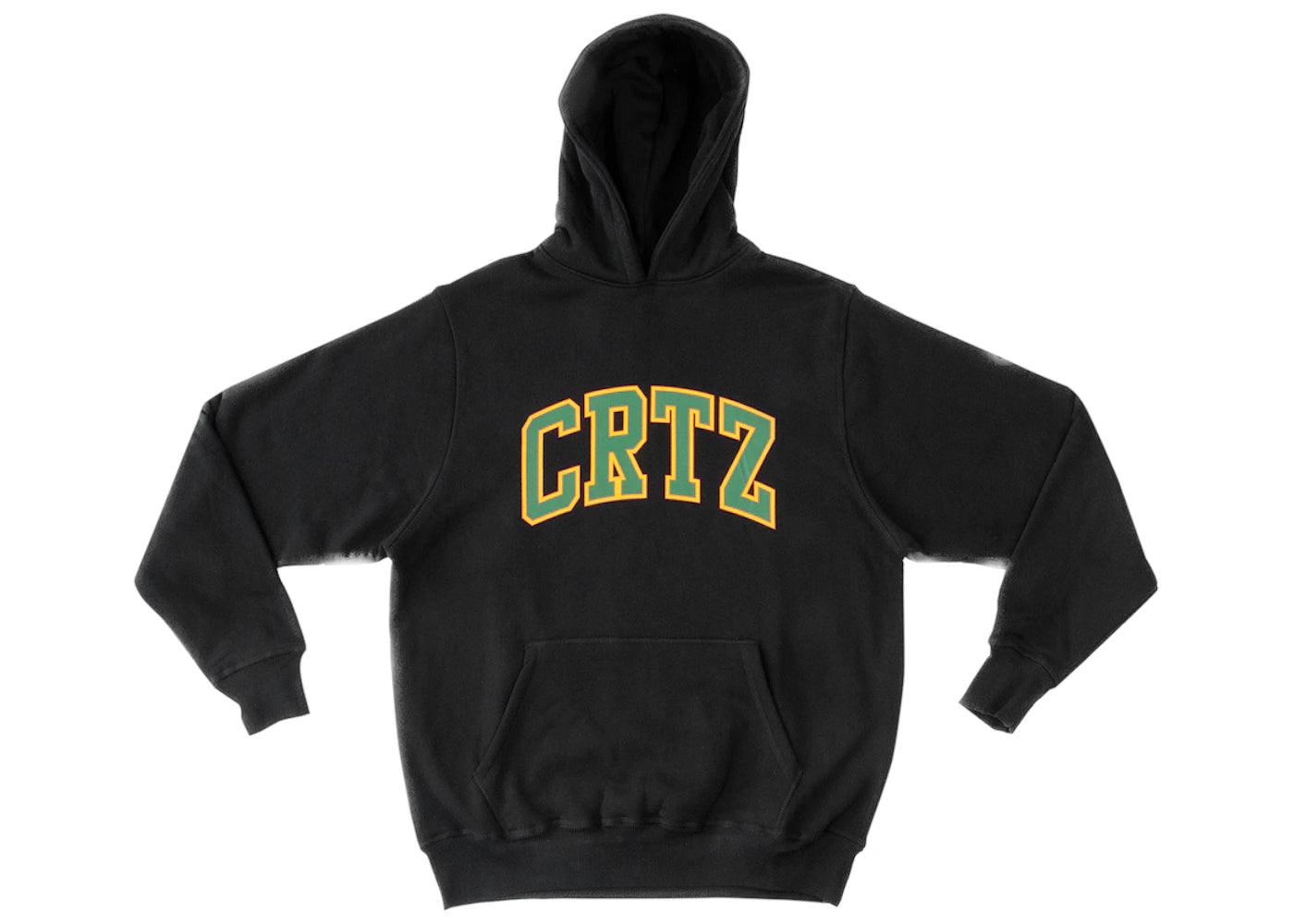 Corteiz Crtz Dropout Hoodie Black/Green - Side Kicks