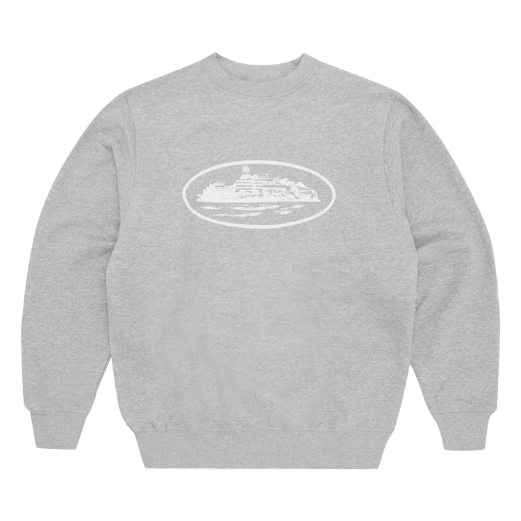 Corteiz OG Alcatraz Sweatshirt 'Heather Grey' - Side Kicks