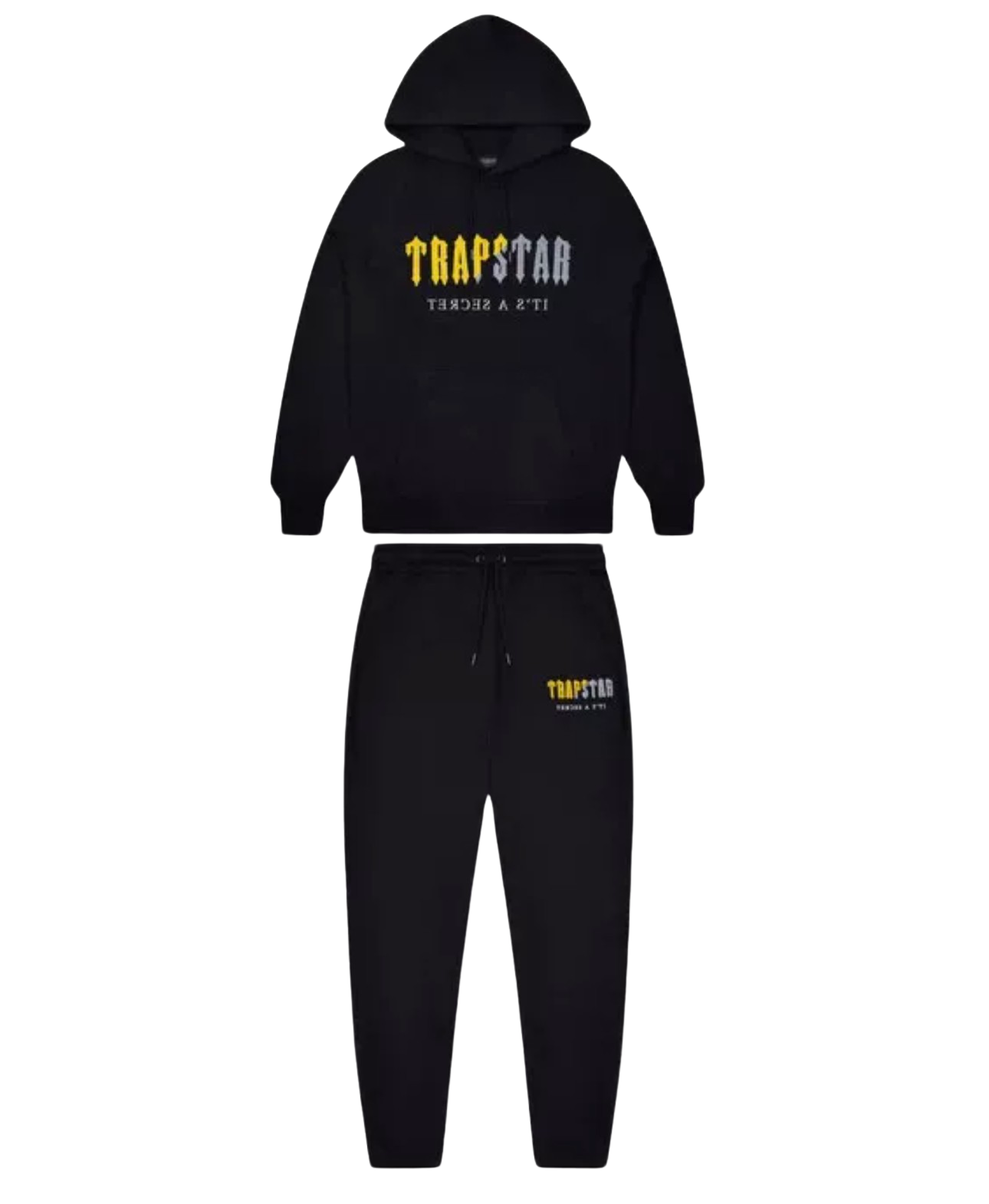 Trapstar Tracksuit Decoded Chenille Black/Yellow