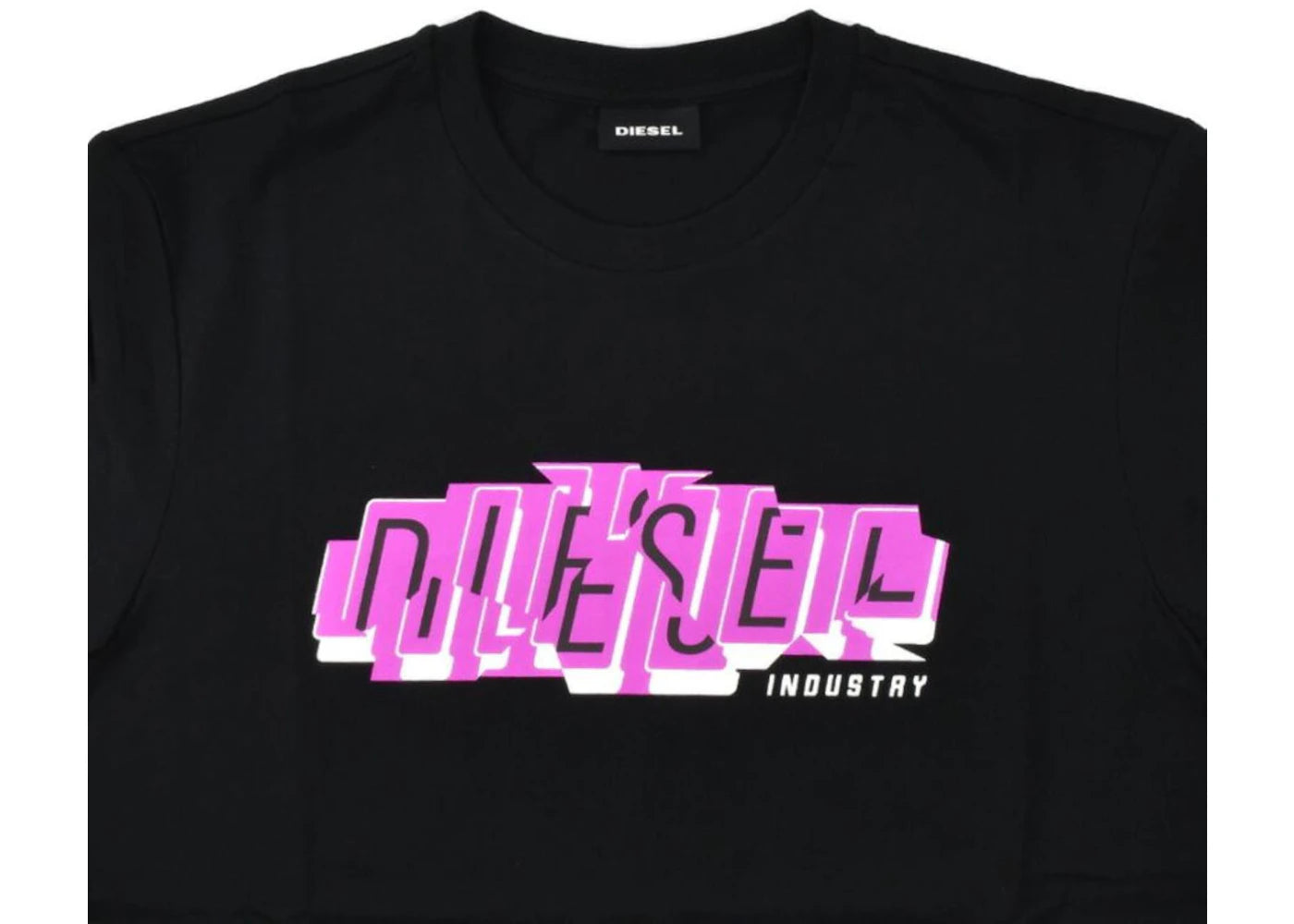 Diesel T-Diegos Black Crew T-shirt Black