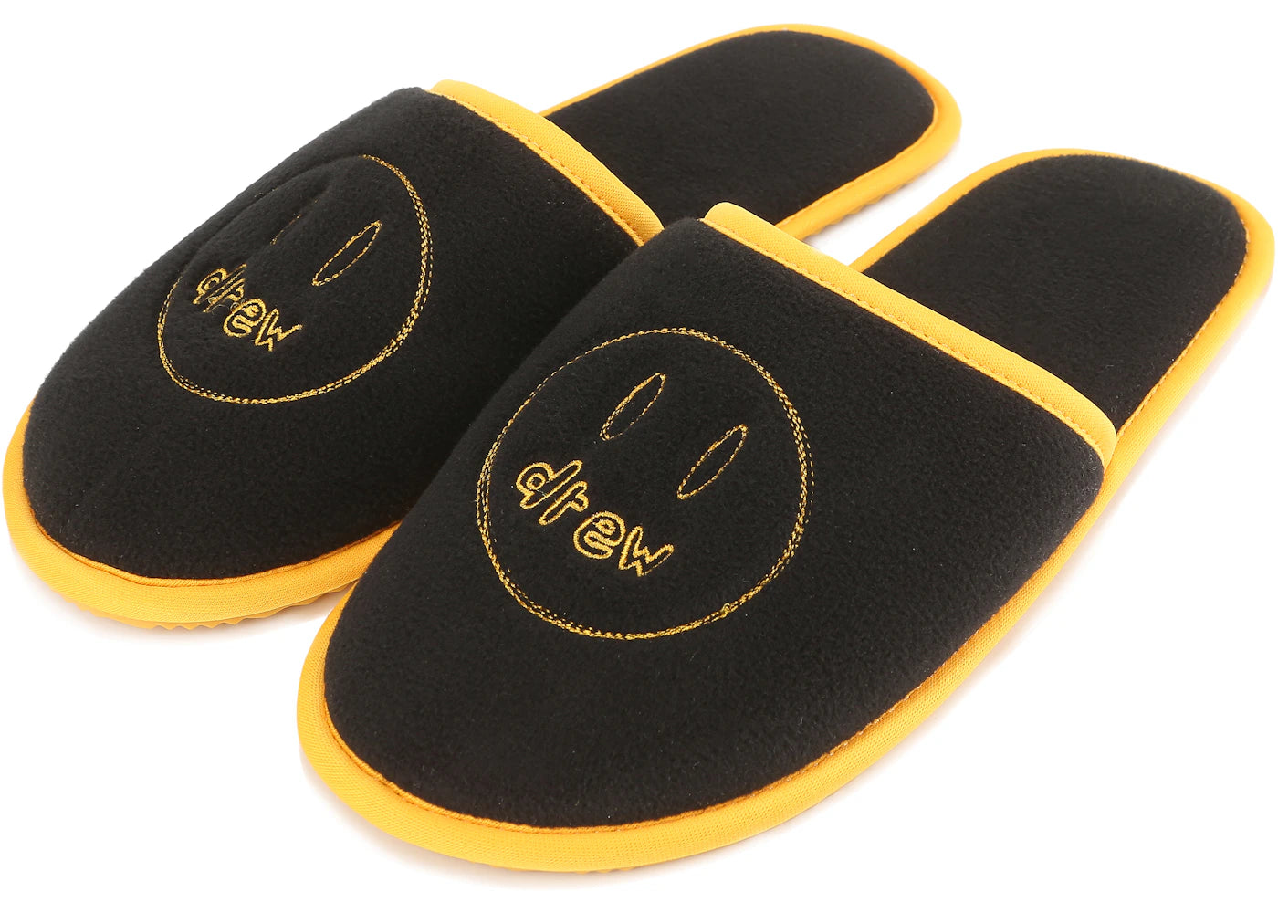drew house sketch mascot slippers black