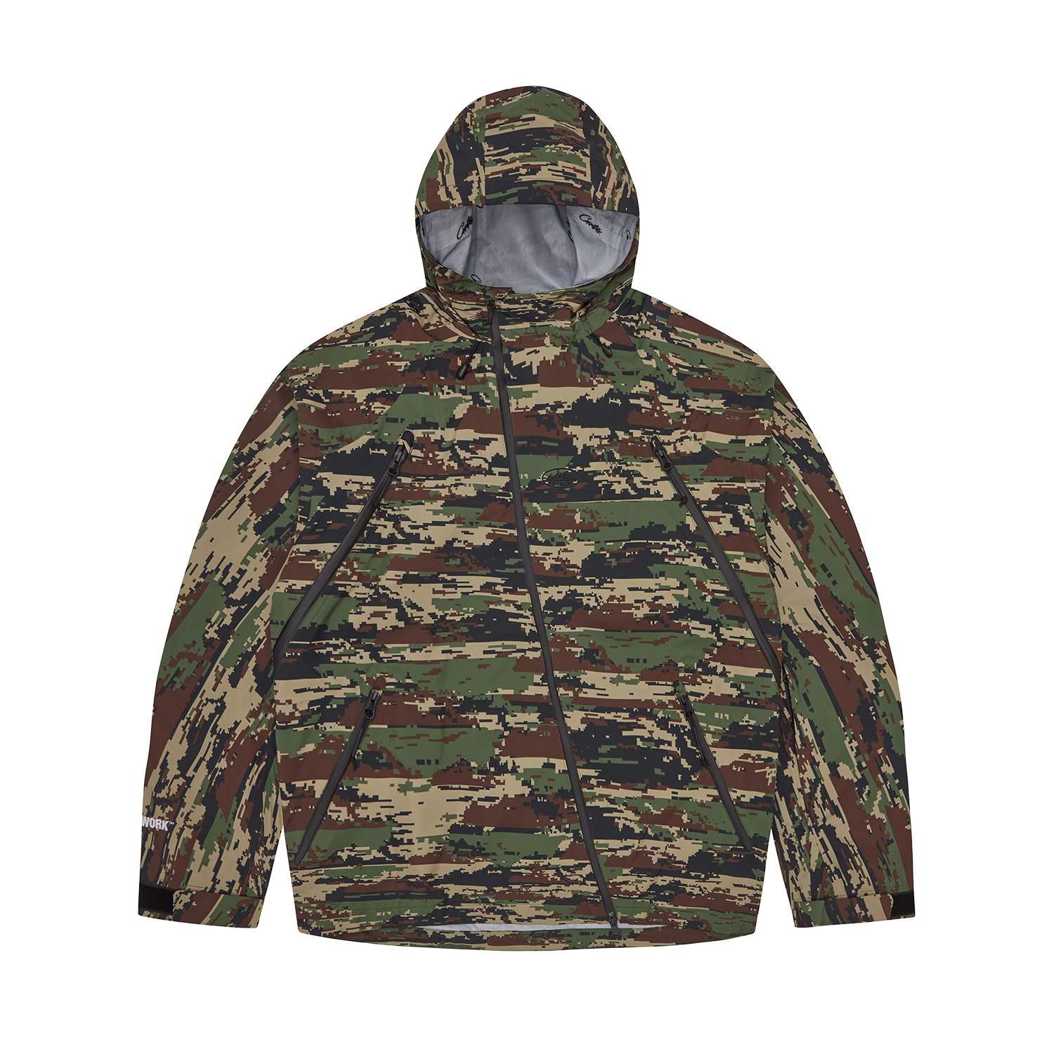 Corteiz Elitework Waterproof Shell Jacket V2 Digi Camo