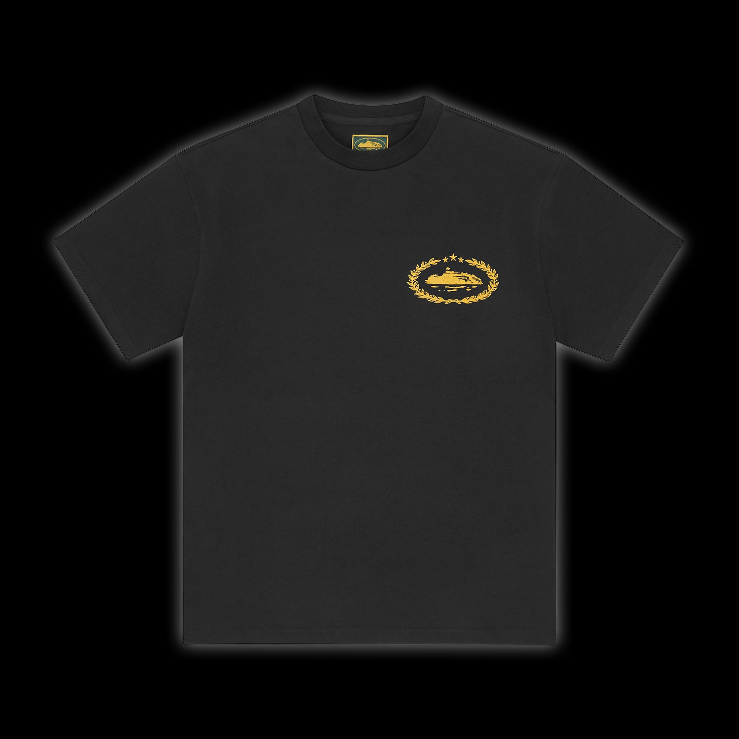Corteiz Royale Heavyweight Tee Black / Yellow