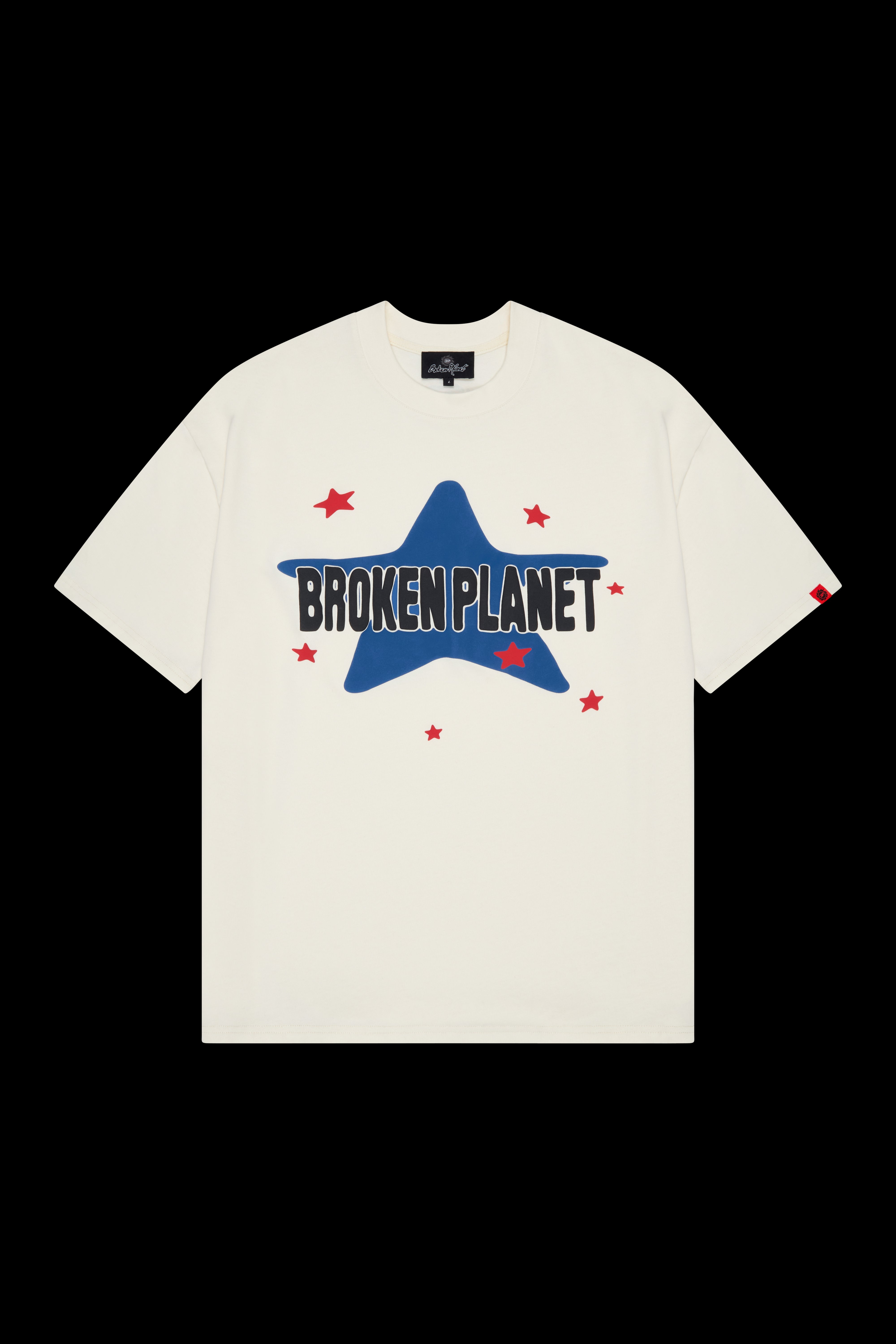 Broken Planet Broken Planet Star T-Shirt Vanilla White