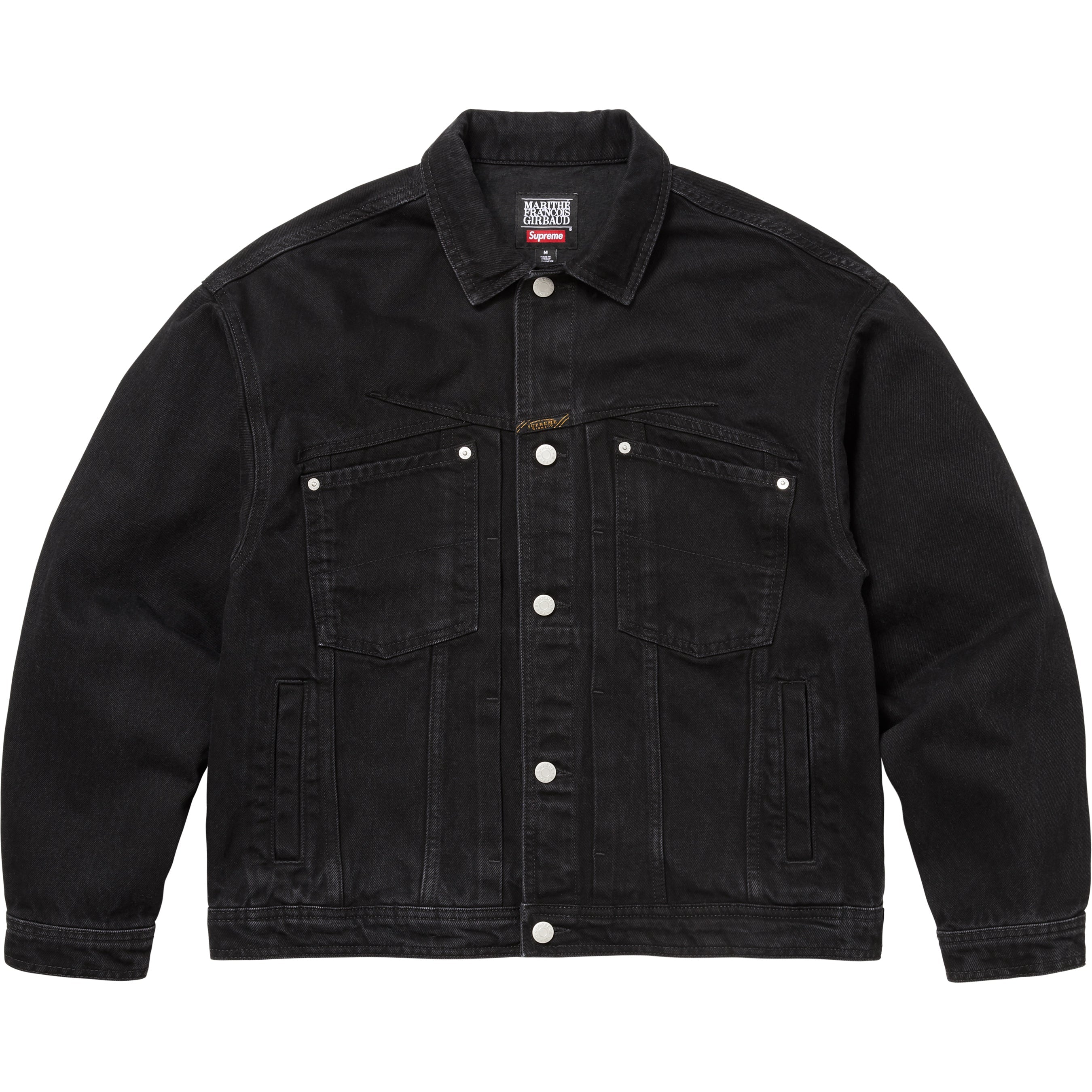 Supreme / Marithé + François Girbaud X-Seam Denim Trucker Jacket - Black