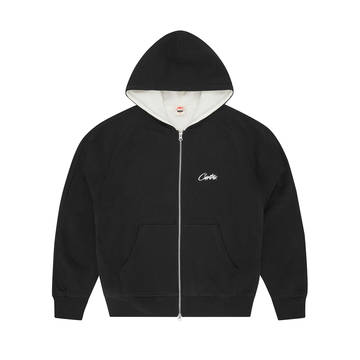 Corteiz HMP Thermal Zip Hoodie Black