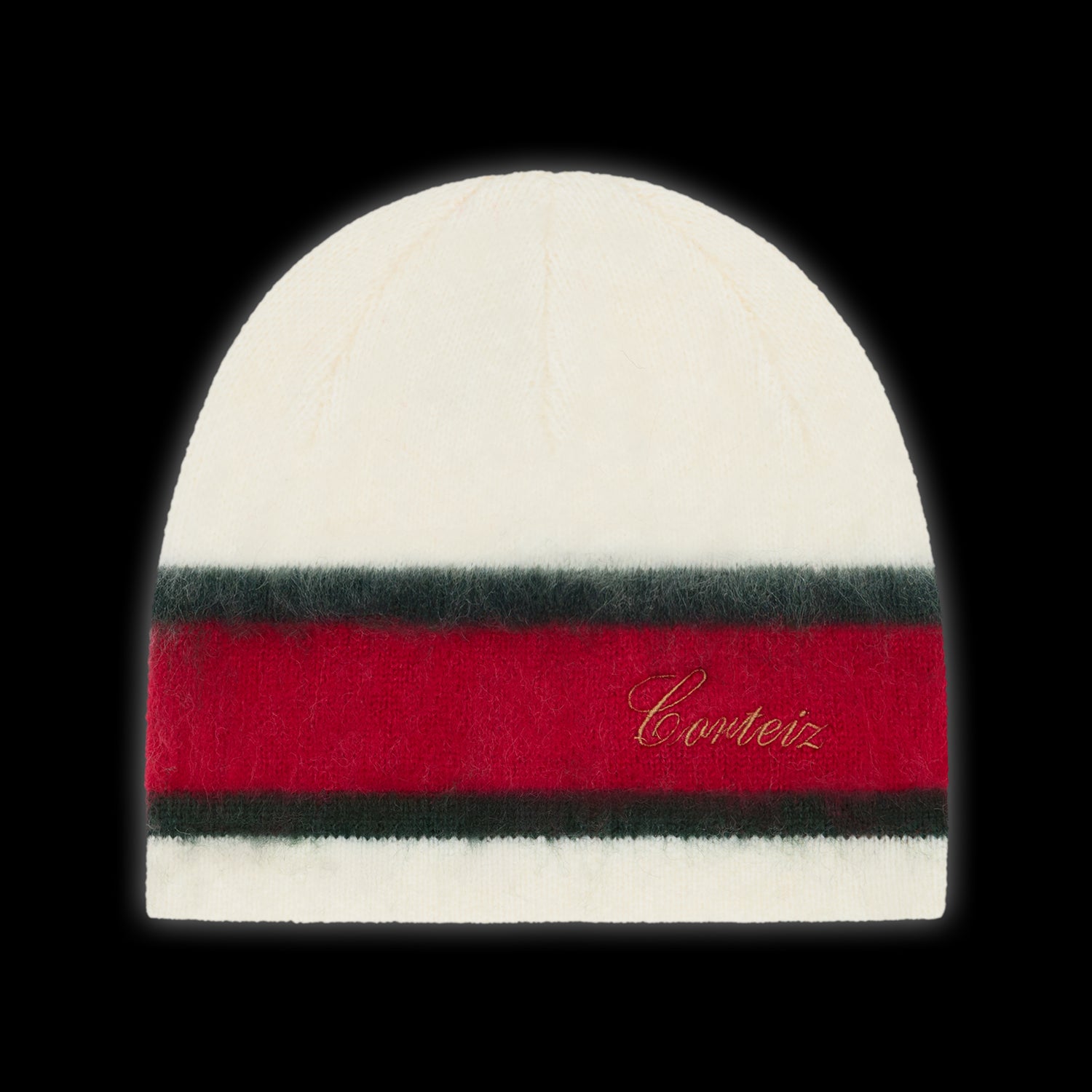 Corteiz Lux Knit Beanie Cream