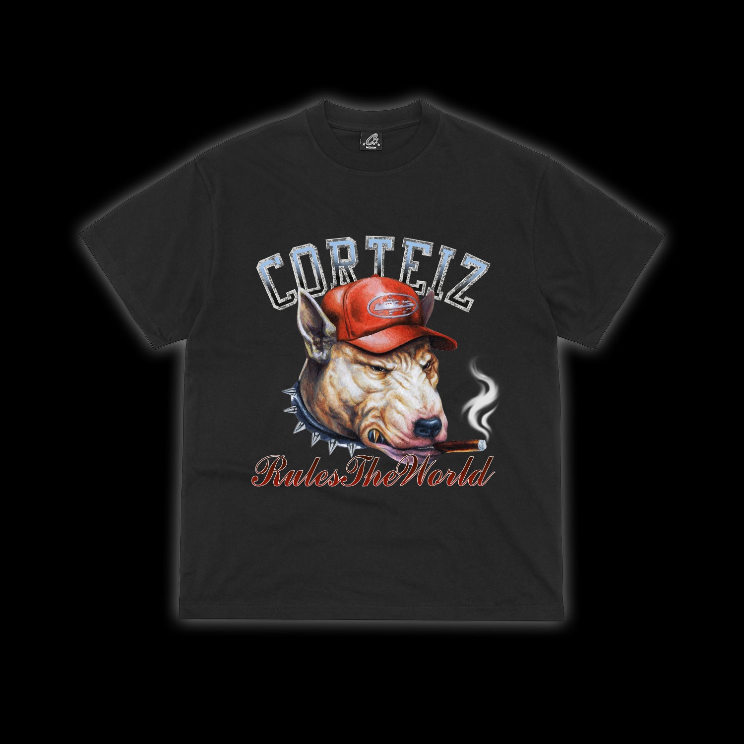 Corteiz DOG Pound Tee Black