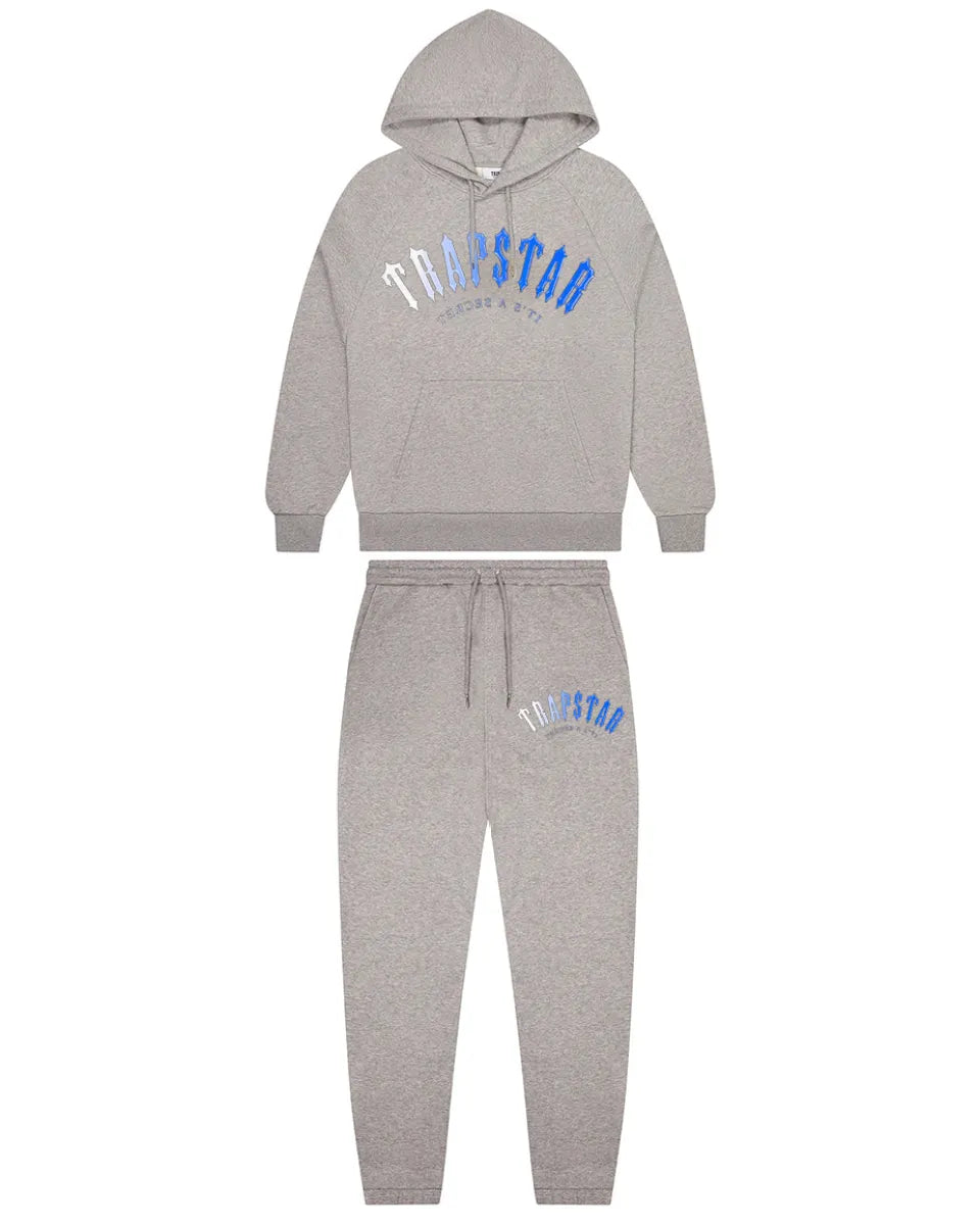 Trapstar Irongate Arch Fade Tracksuit - Grey/Blue