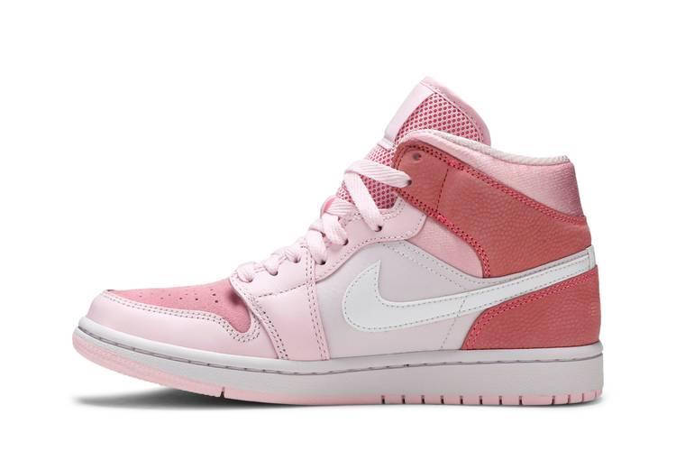 Jordan 1 Mid Digital Pink (Women's) - Side Kicks