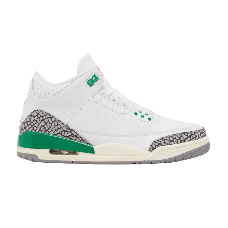 Jordan 3 Retro Lucky Green (Women's) - Side Kicks