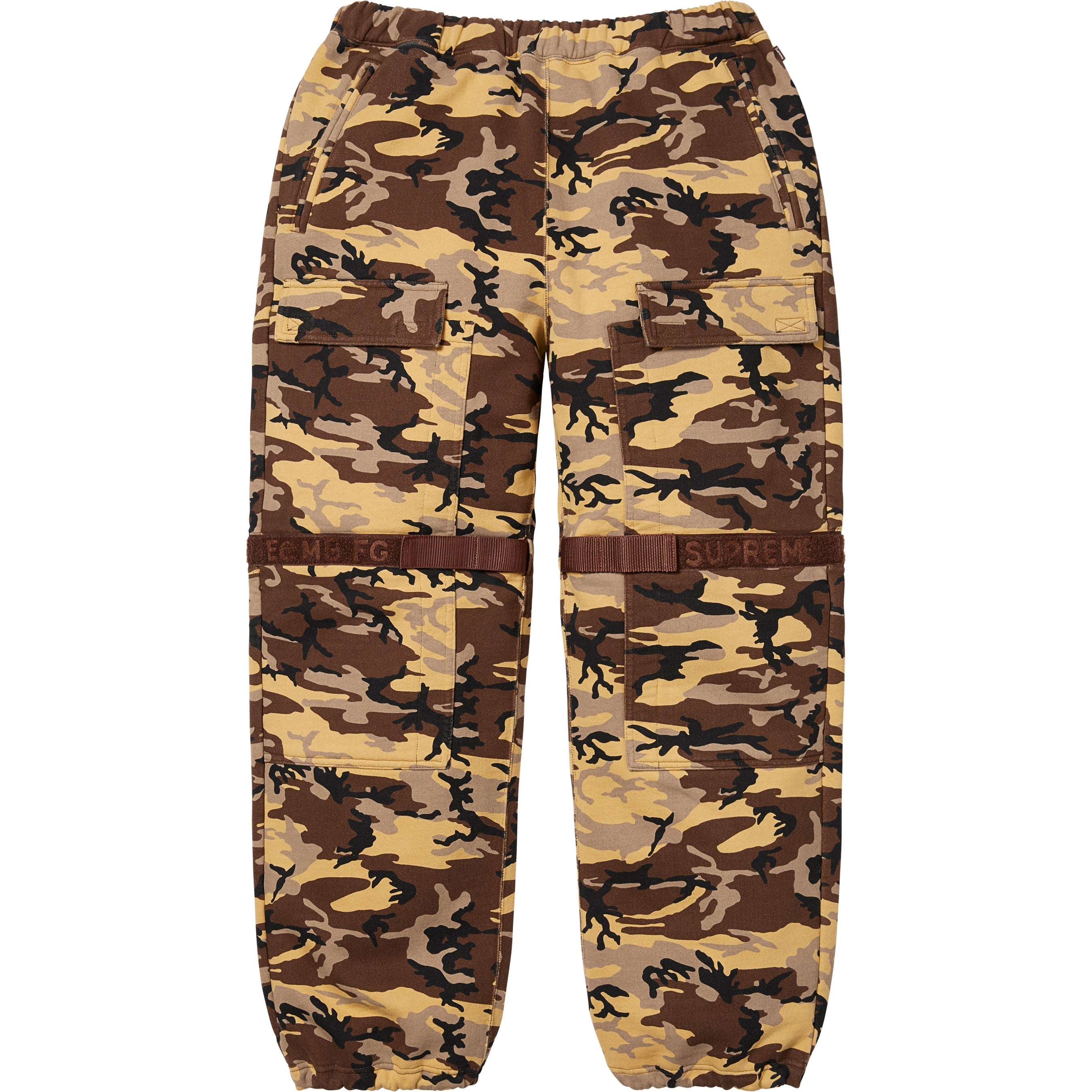 Supreme / Marithé + François Girbaud Shuttle Tape Cargo Sweatpant - Camo