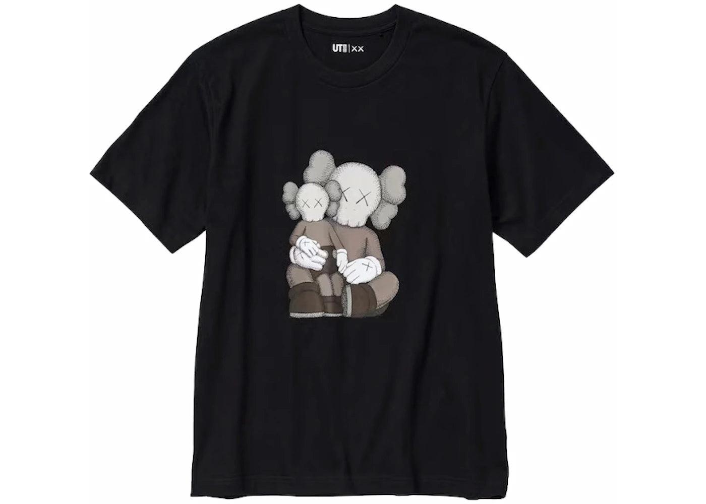 KAWS x Uniqlo UT Short Sleeve Graphic T-shirt (US Sizing) Black - Side Kicks
