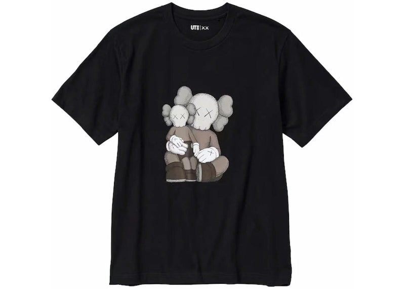 KAWS x Uniqlo UT Short Sleeve Graphic T-shirt (US Sizing) Black - Side Kicks