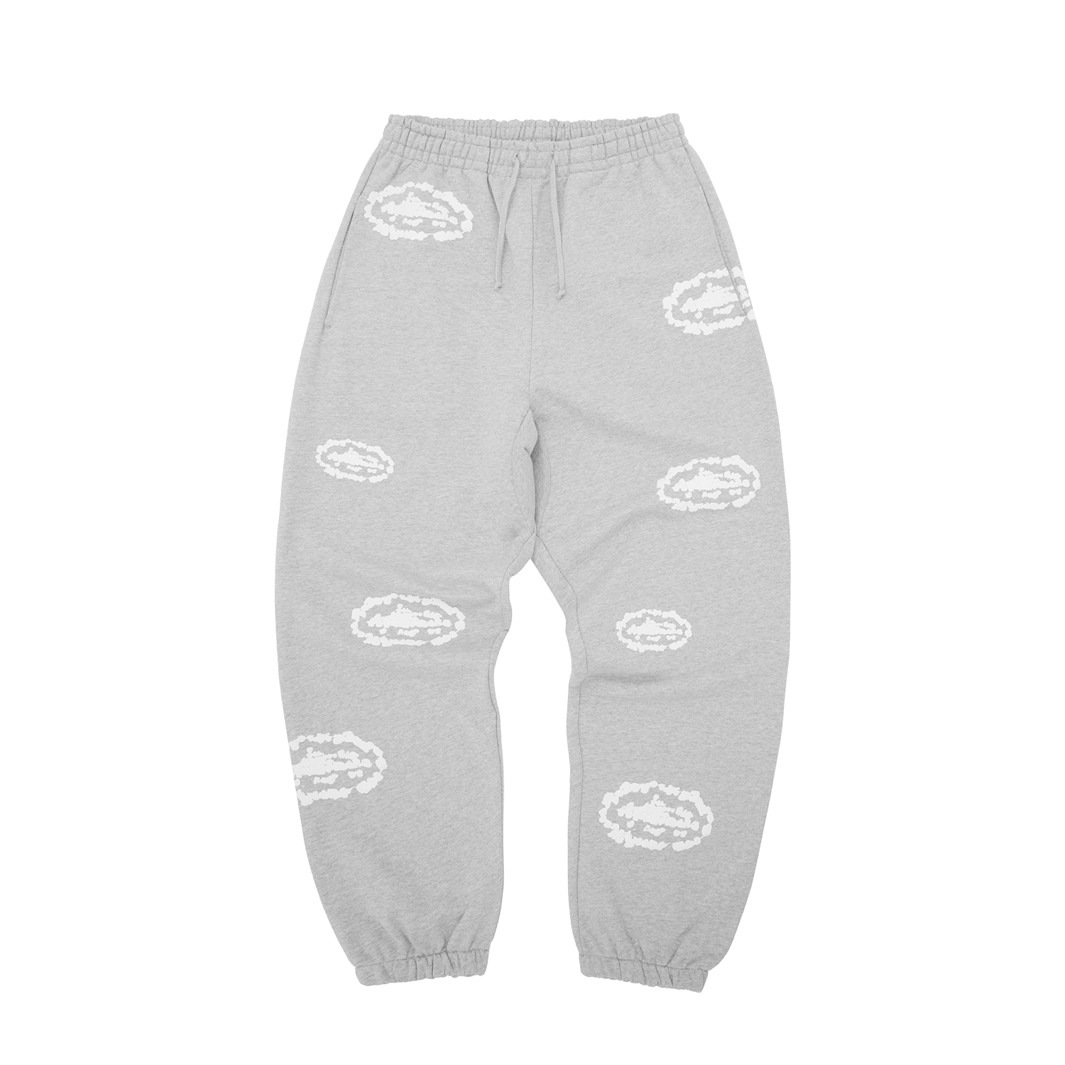 Corteiz x Denim Tears Island Wreath Sweatpant Heather Grey