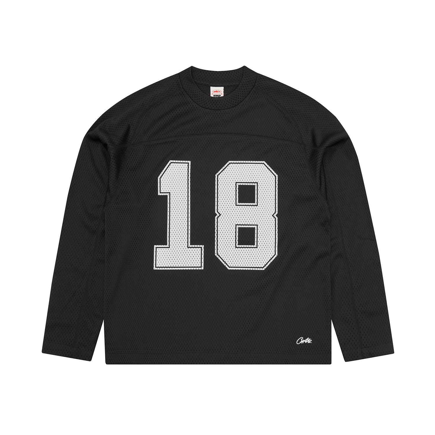 Corteiz LS HMP Mesh Panel Jersey Black