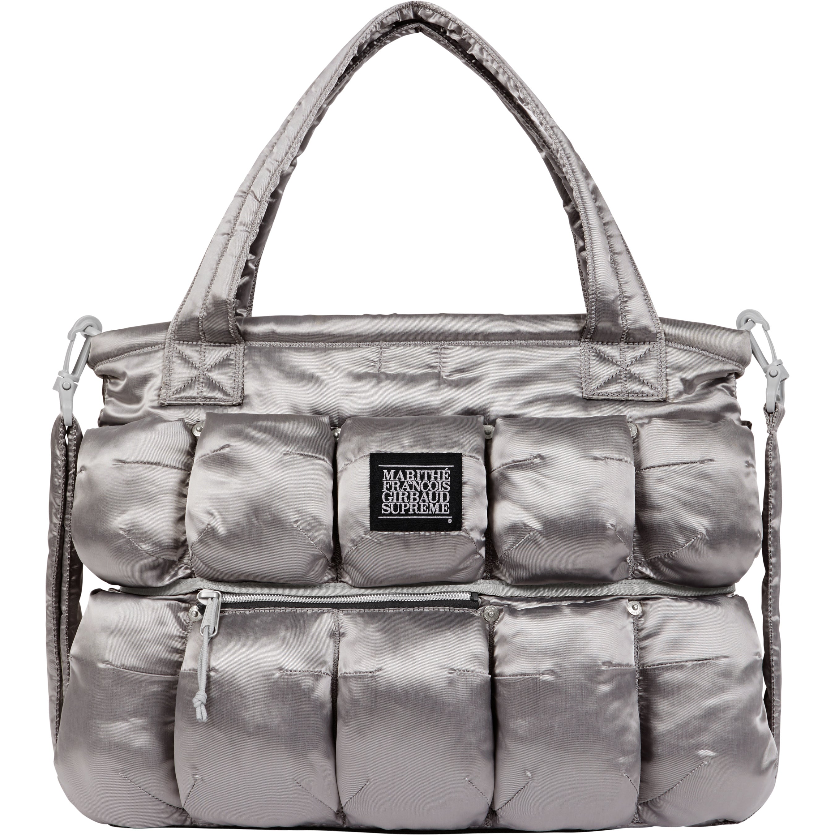 Supreme / Marithé + François Girbaud Pokachu Puffer Tote Bag - Silver