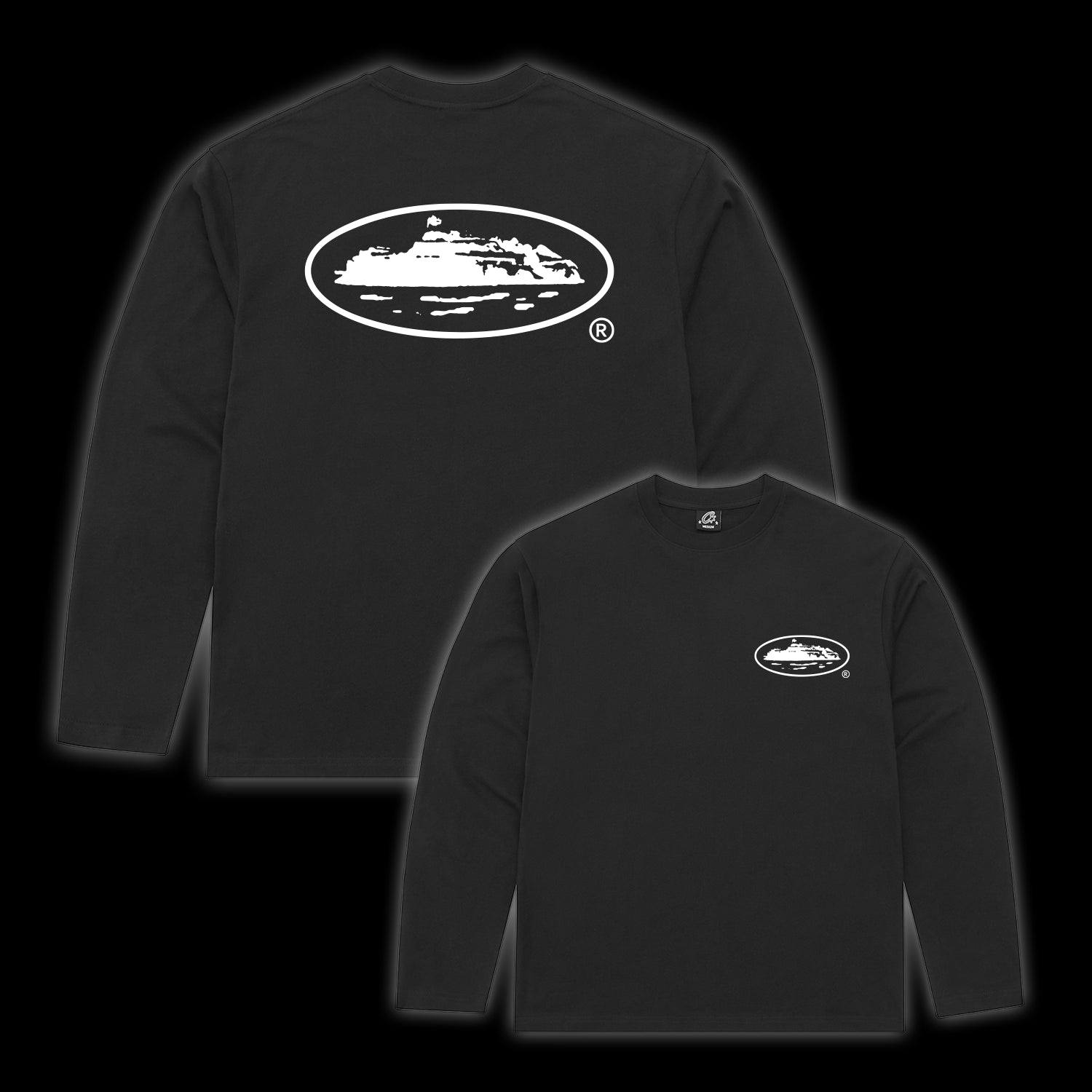 Corteiz OG Island LS Tee Black