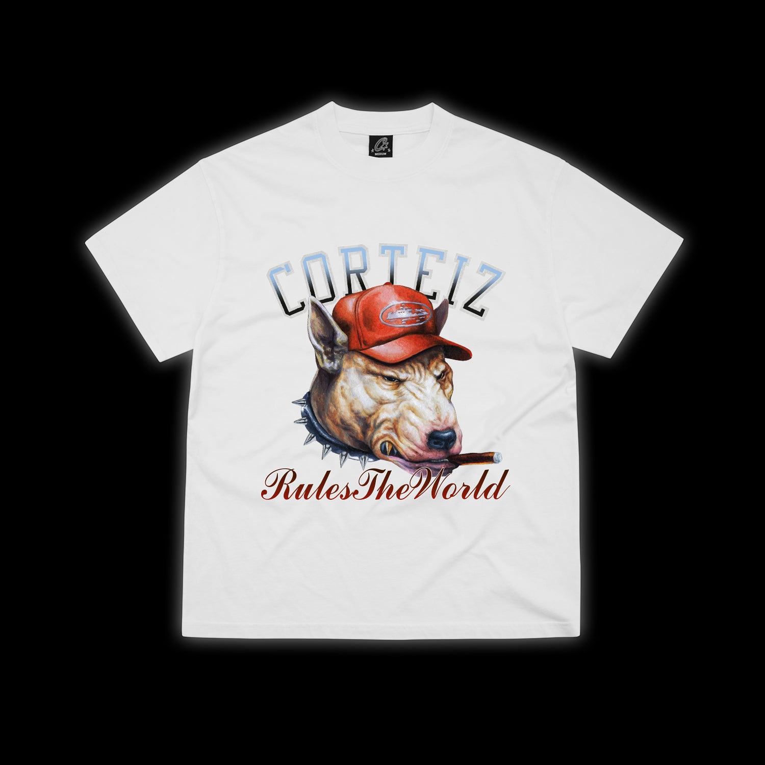 Corteiz DOG Pound Tee white