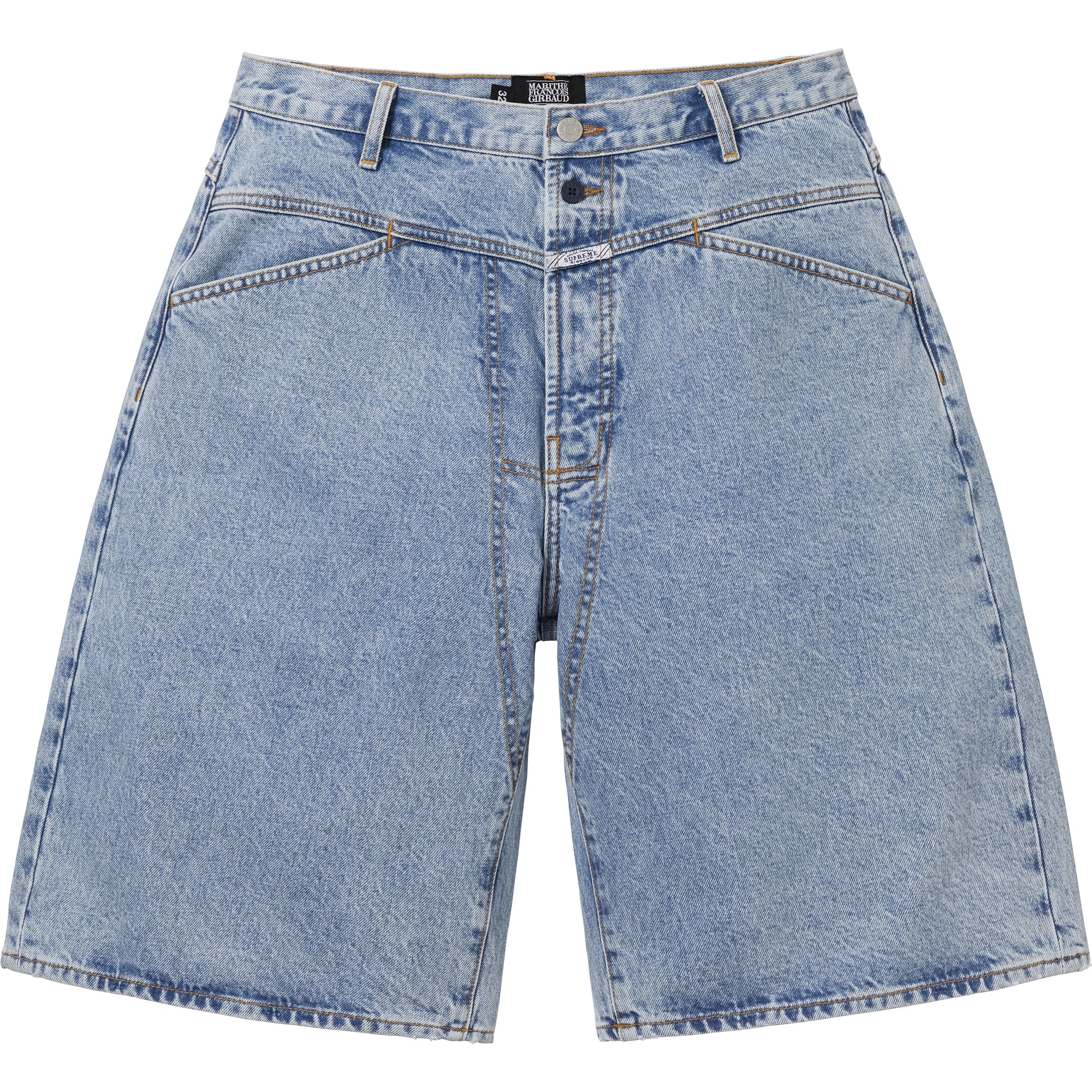 Supreme / Marithé + François Girbaud X-Seam Baggy Denim Short - Washed Indigo