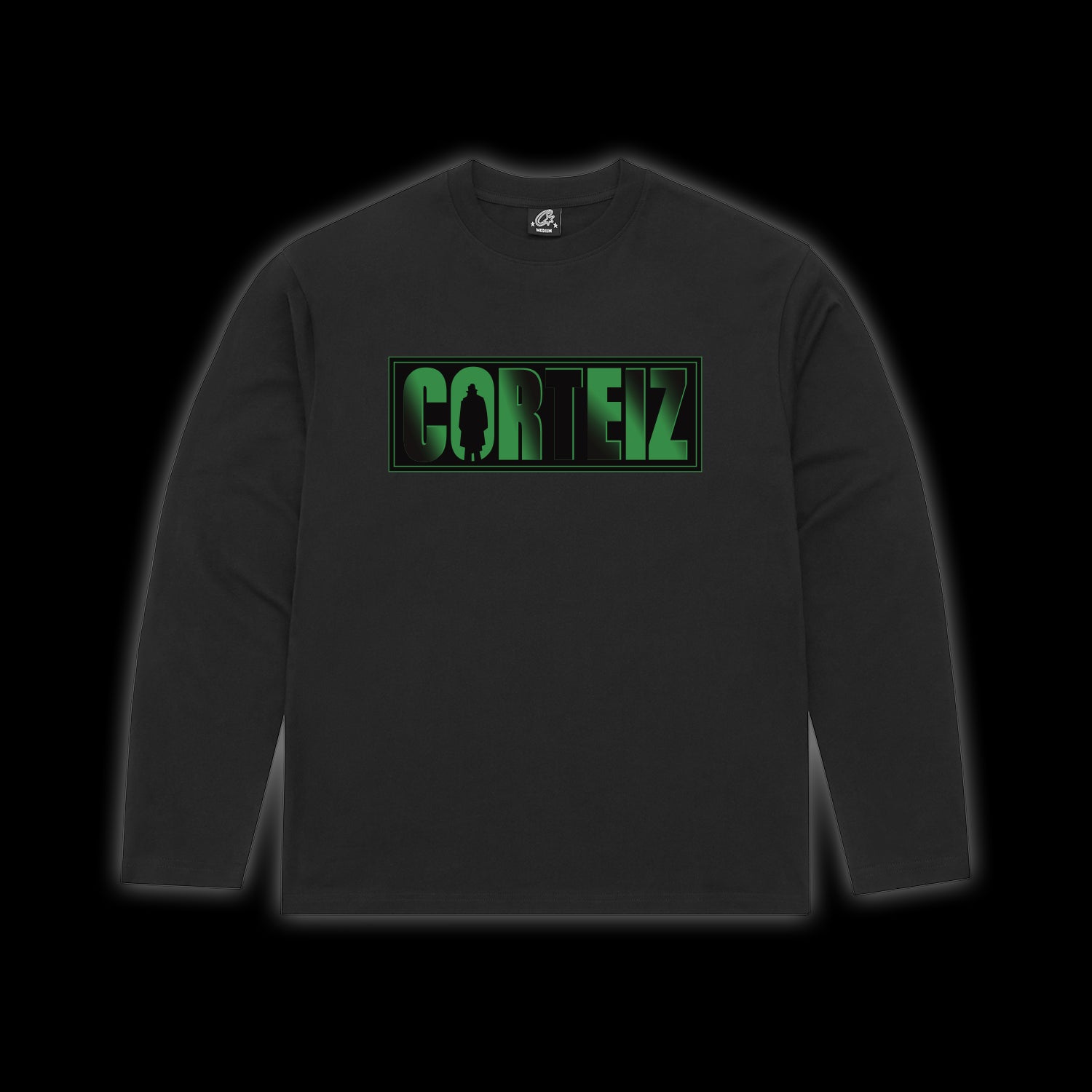 Corteiz Shadow Man Longsleeve Tee Black