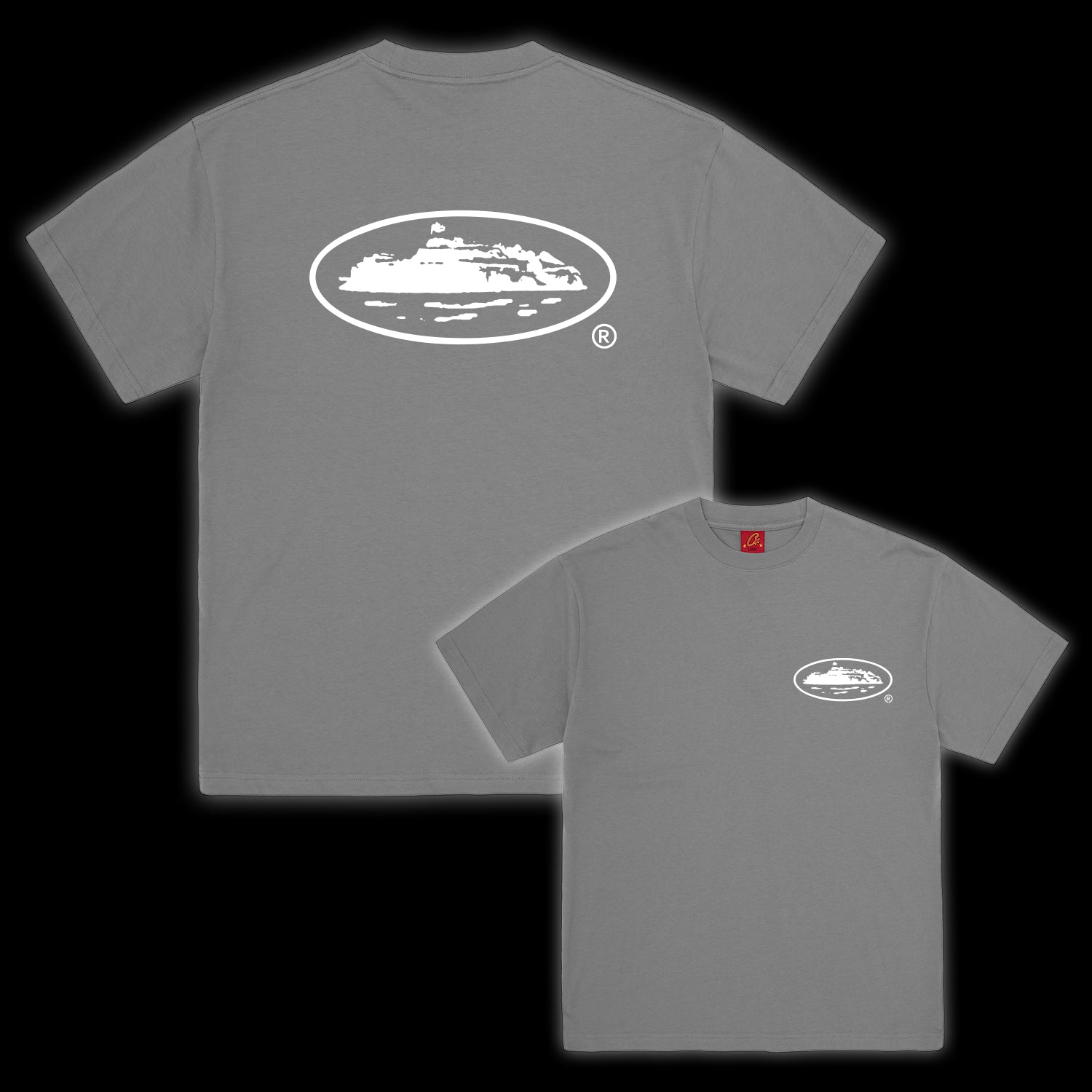 Corteiz Og Island Tee 'Gully Grey'