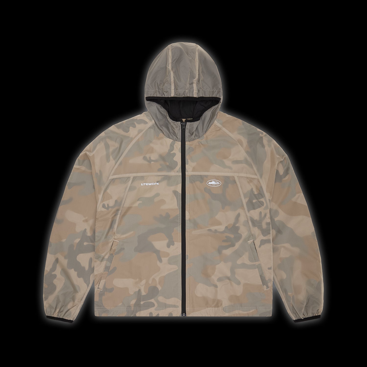 Corteiz Dual-layer Litework Jacket Desert Camo