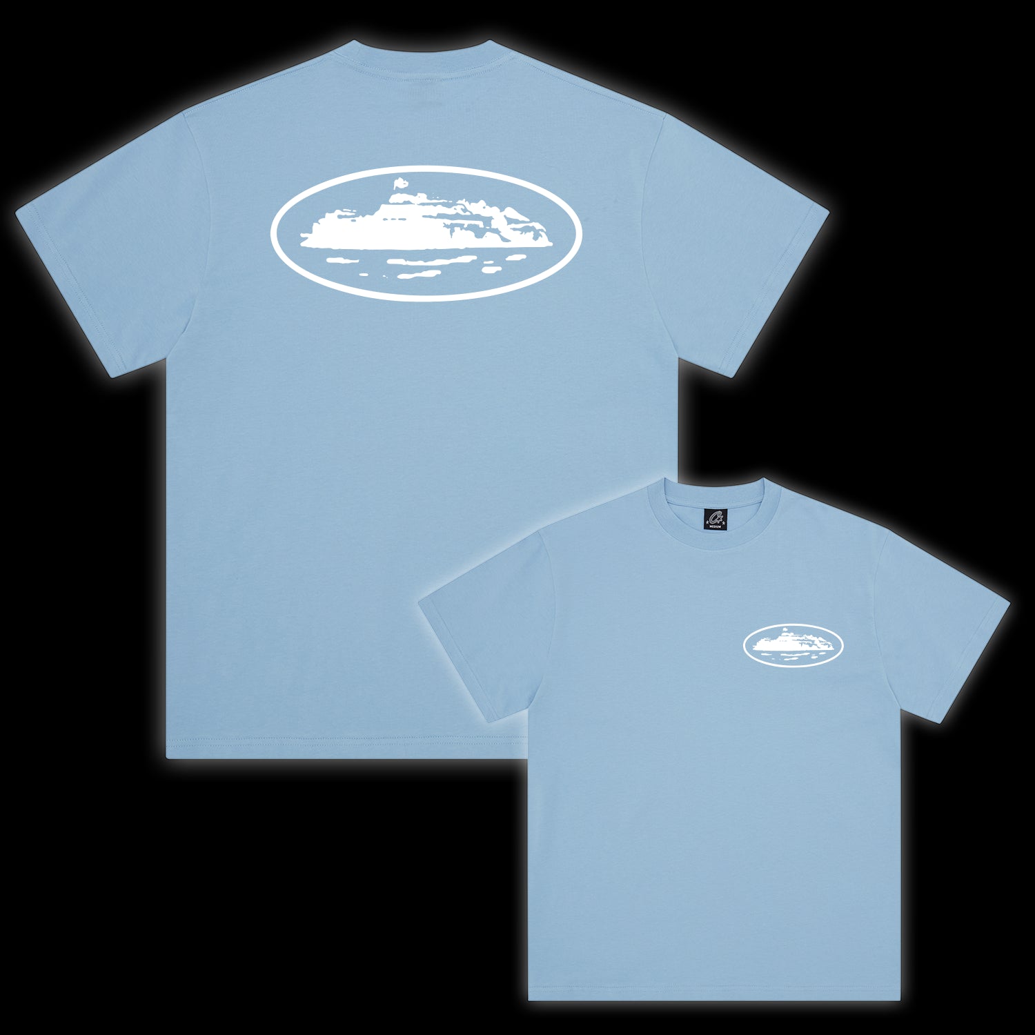 Corteiz OG Island Tee Baby Blue