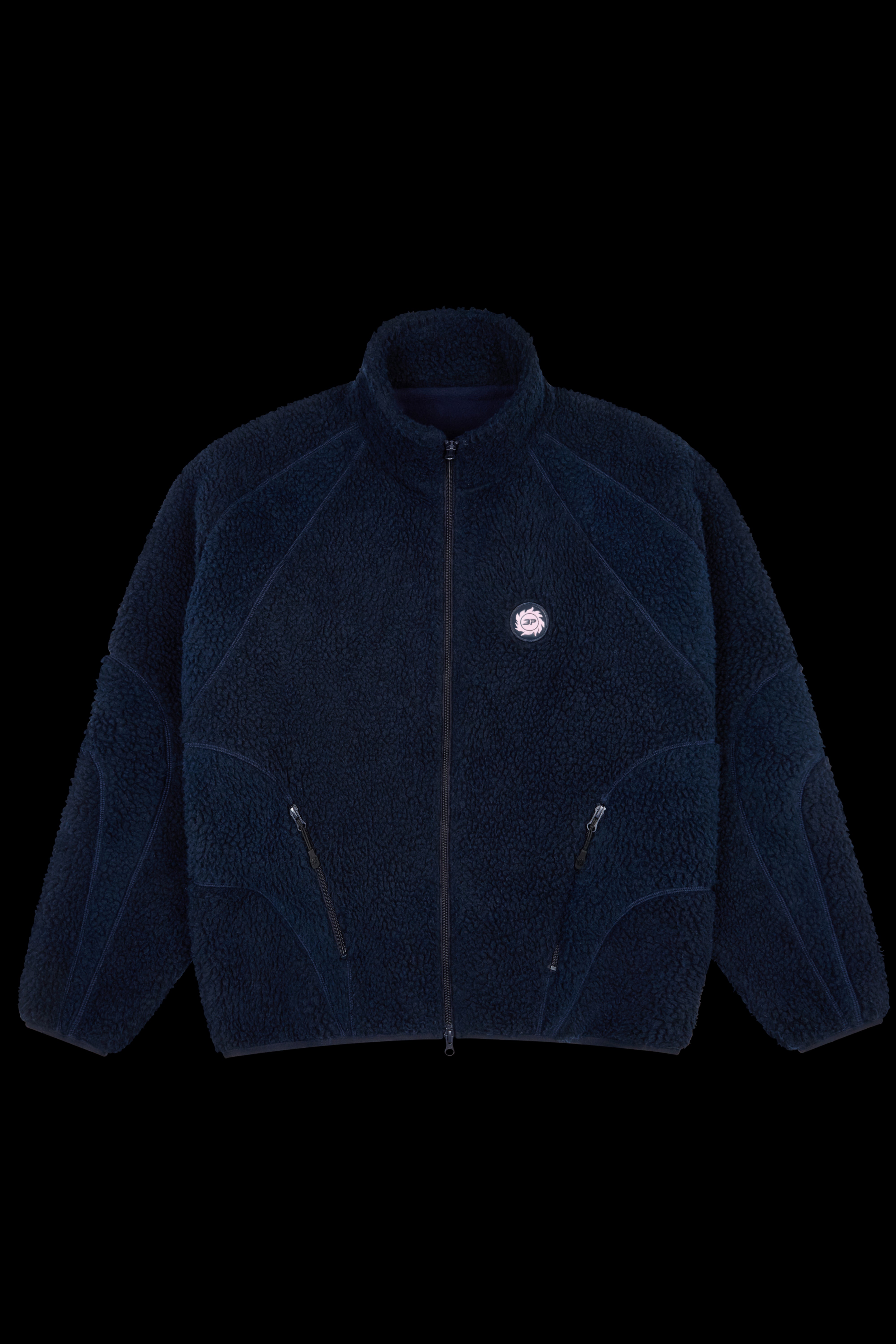 Broken Planet Polar Fleece Dark Blue