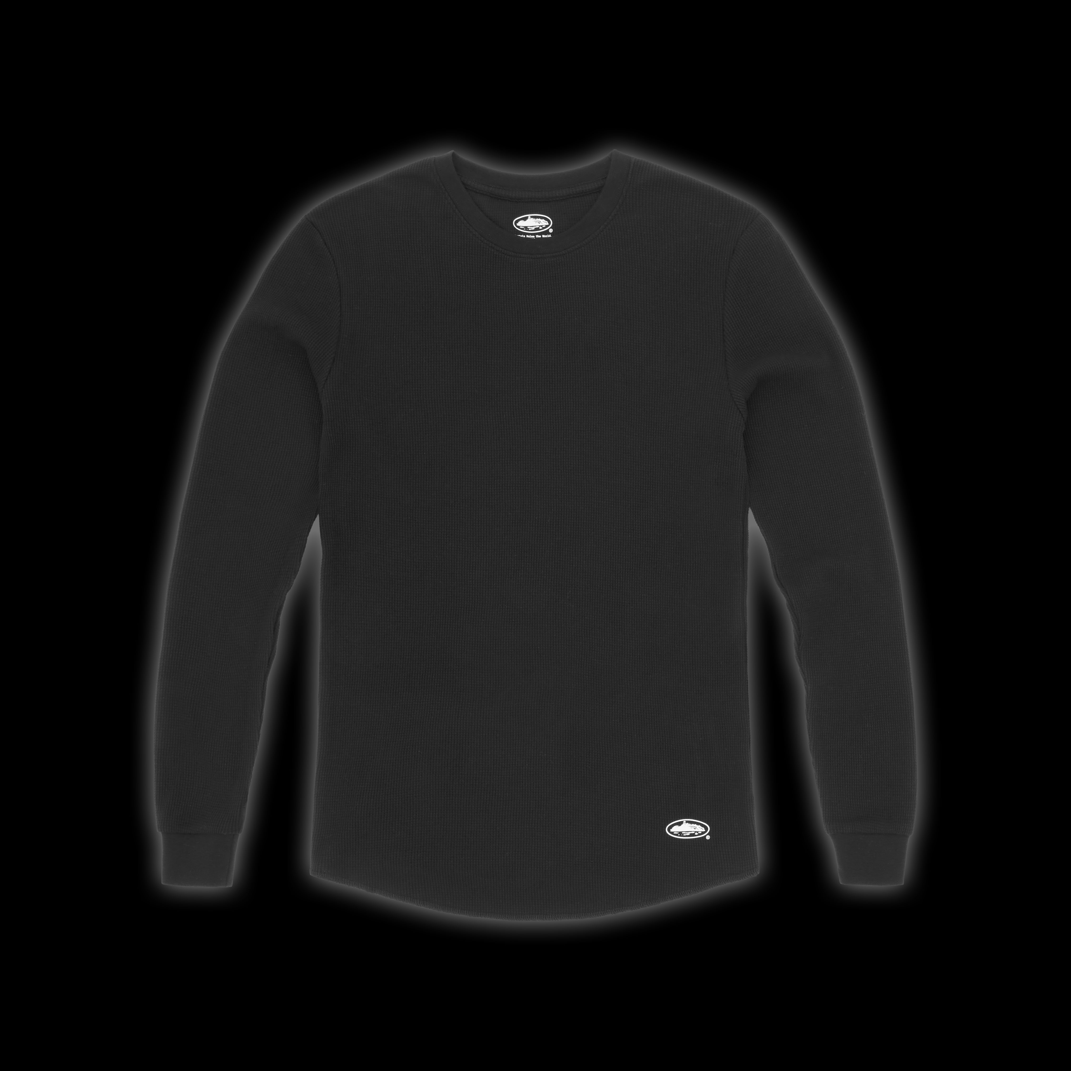 Corteiz Guerillaz Thermal LS Tee Black